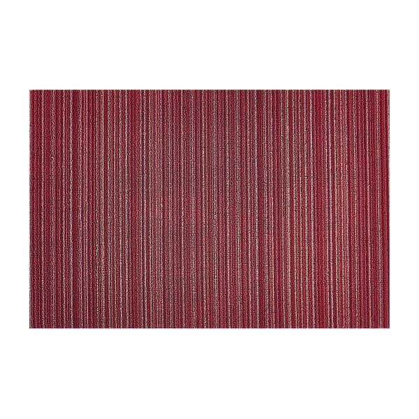 Chilewich - Skinny Stripe dørmatte 46x71 cm raspberry