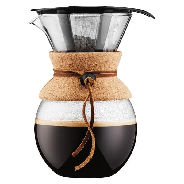 Bodum - Pour Over kaffebrygger 1 L/8 kopper filter/kork