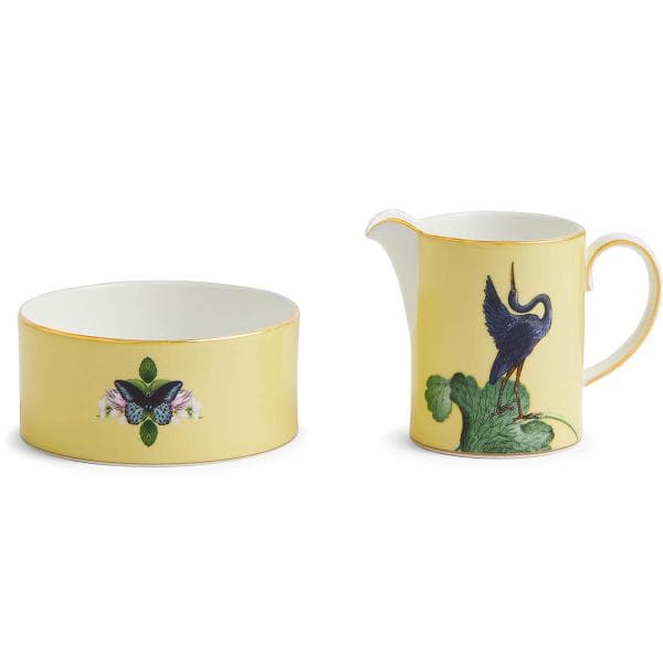 Wedgwood - Waterlily sukker og fløtesett
