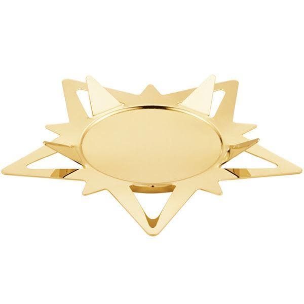 Georg Jensen - Classic Christmas stjernelysholder til blokklys 2x16 cm