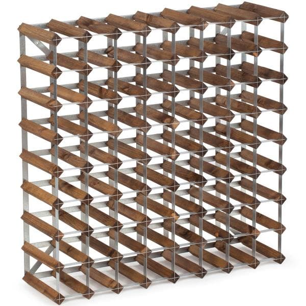 The Swedish Wine Rack Factory - Vinstativ 72 flasker mørk eik