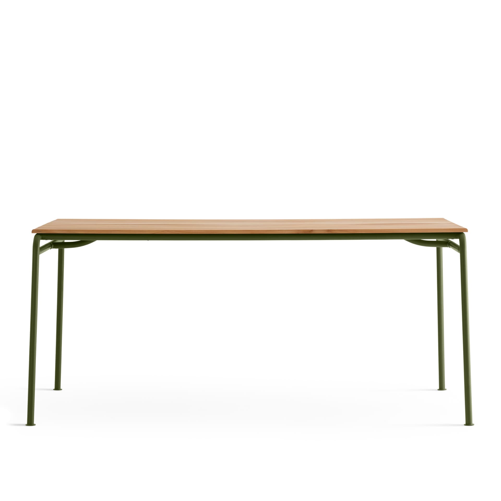 A Huseby - Kallio Outdoor Dining Table Medium Green - Utendørs spisebord - Sami Kallio - Grønn - Metall/Tre