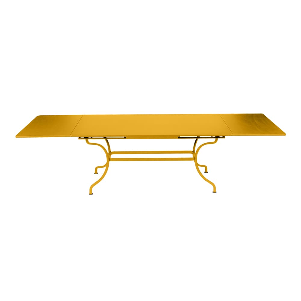 Fermob - Romane Table 200/300x100 cm Honey 73 - Utendørs spisebord - Gul - Metall