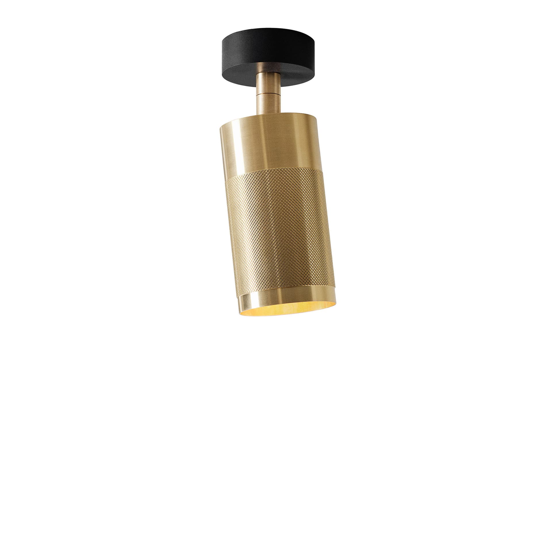 Thorup Copenhagen - Thorup Copenhagen Patrone Ceiling Spot Canopy, Solid Brass, 120 mm - Spotlights - Kasper Thorup - Gull - Metall