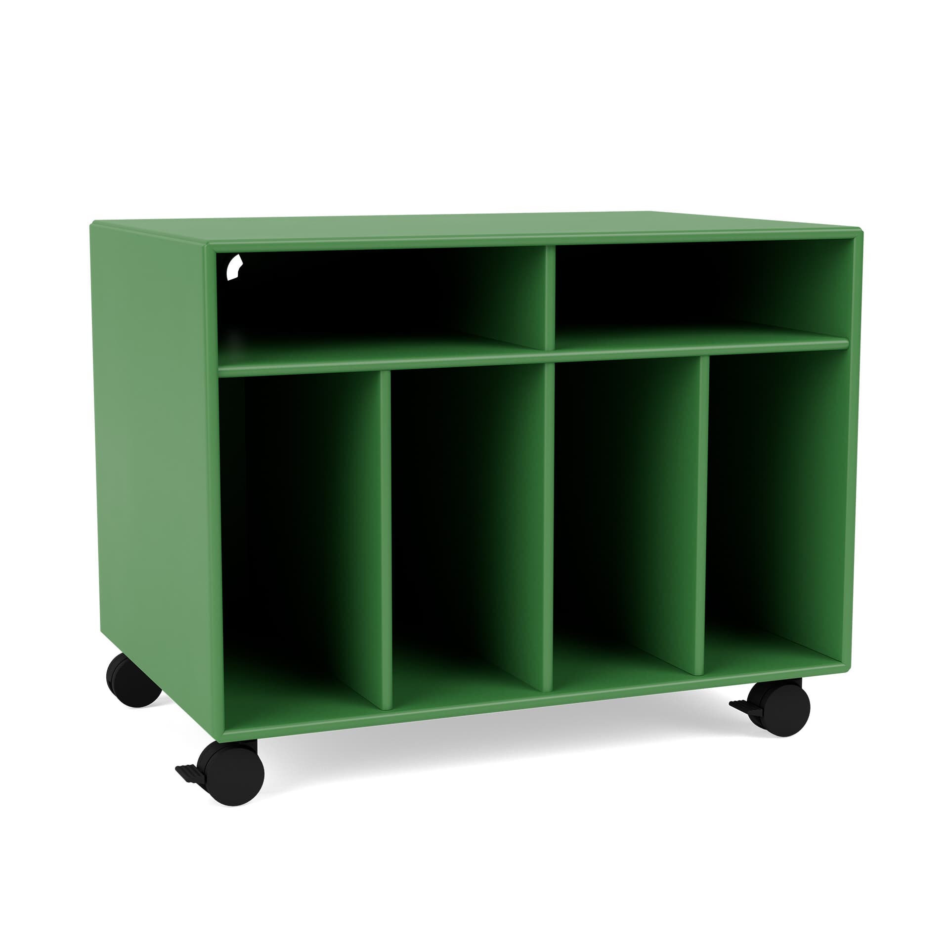Montana - SPIN I Vinyl Storage, 05-CastorsCR70Black, 152 Parsley - TV-benker - Peter J. Lassen - Grønn