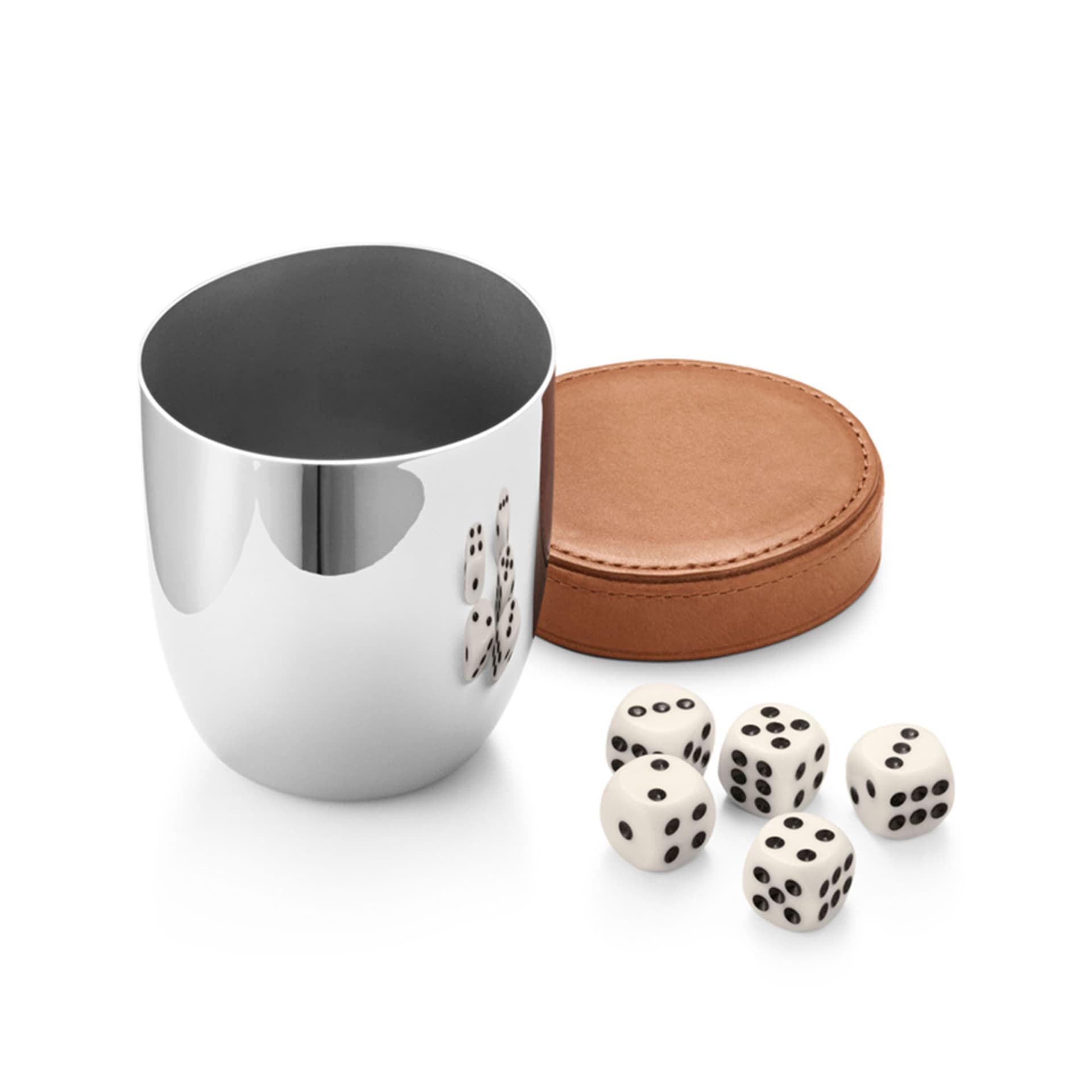 Georg Jensen - Sky Dice Travel Set / Stainless Steel - Spill - Aurélien Barbry