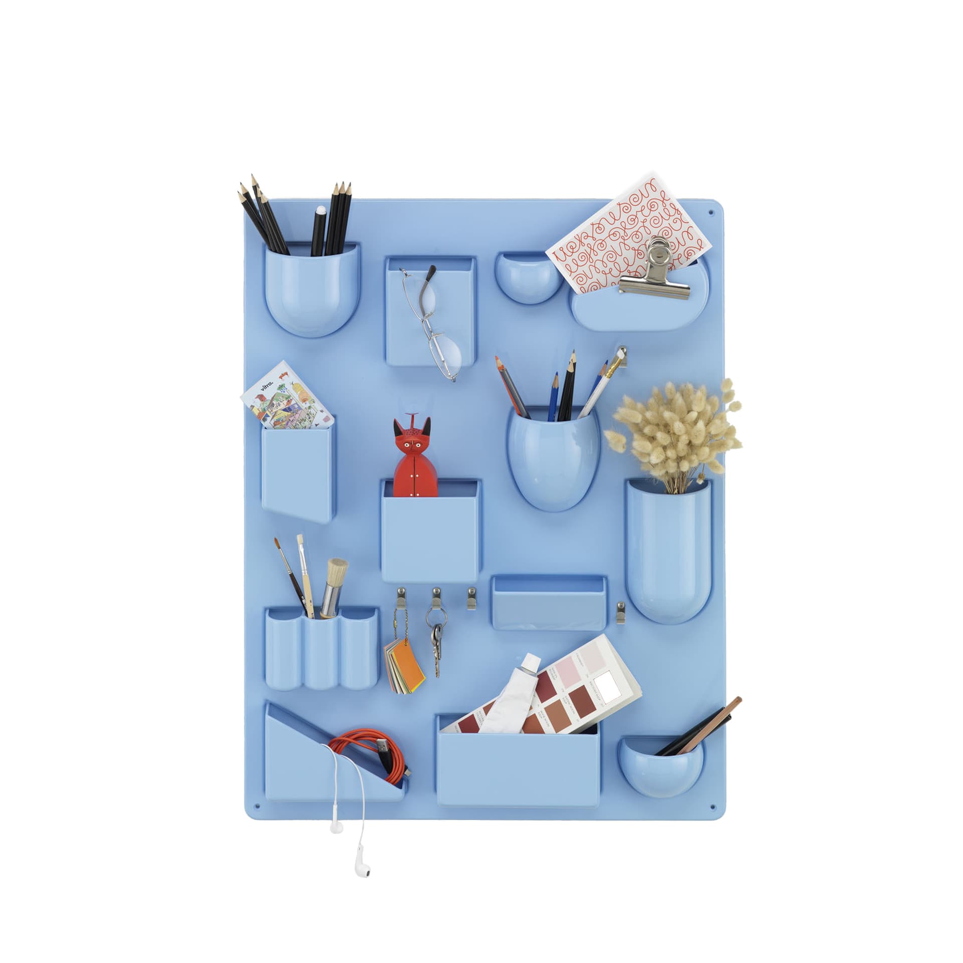 Vitra - Uten.Silo RE II veggoppbevaring Horizon Blue RE - Kurver & esker - Dorothee Becker - Blå - Plast