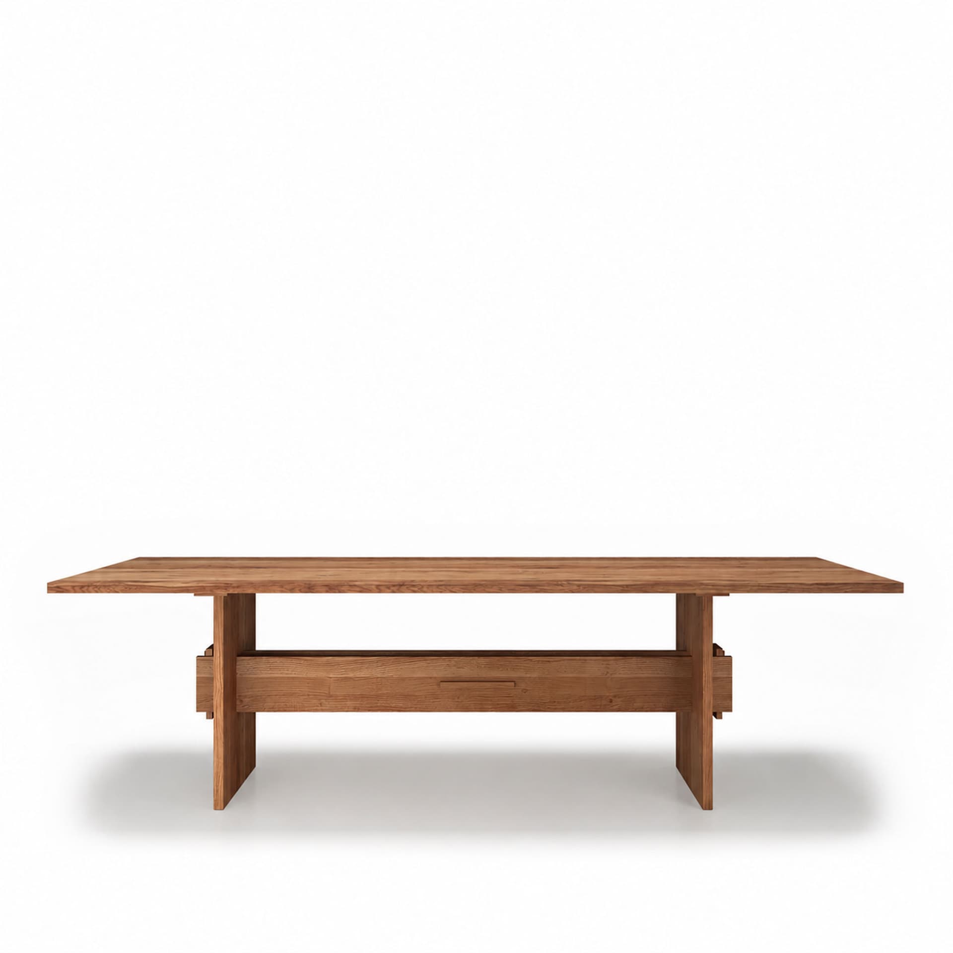 Dk3 - Jeppe Utzon Table #2 L300 x W100 x H72 cm  Max 2 extension leaves Oak - oil - Spisebord - Jeppe Utzon - Brun - Tre