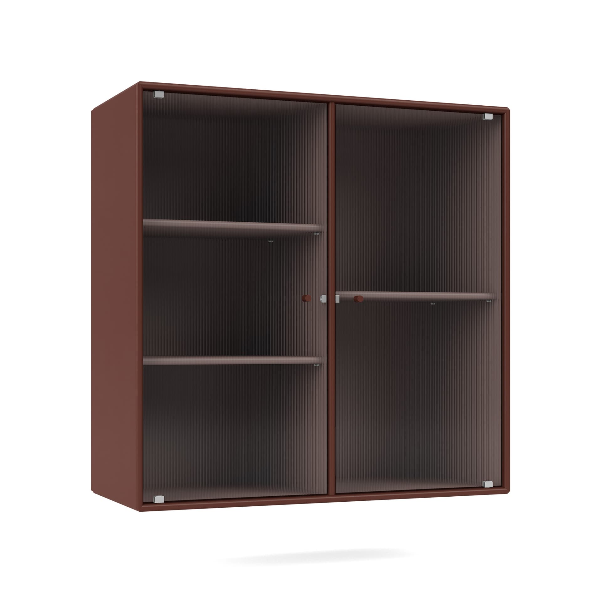 Montana - Ripple Ii – Vitrine Cabinet 155-Masala 04 Suspension Rails - Vitrineskap - Peter J. Lassen - Brun - Tre