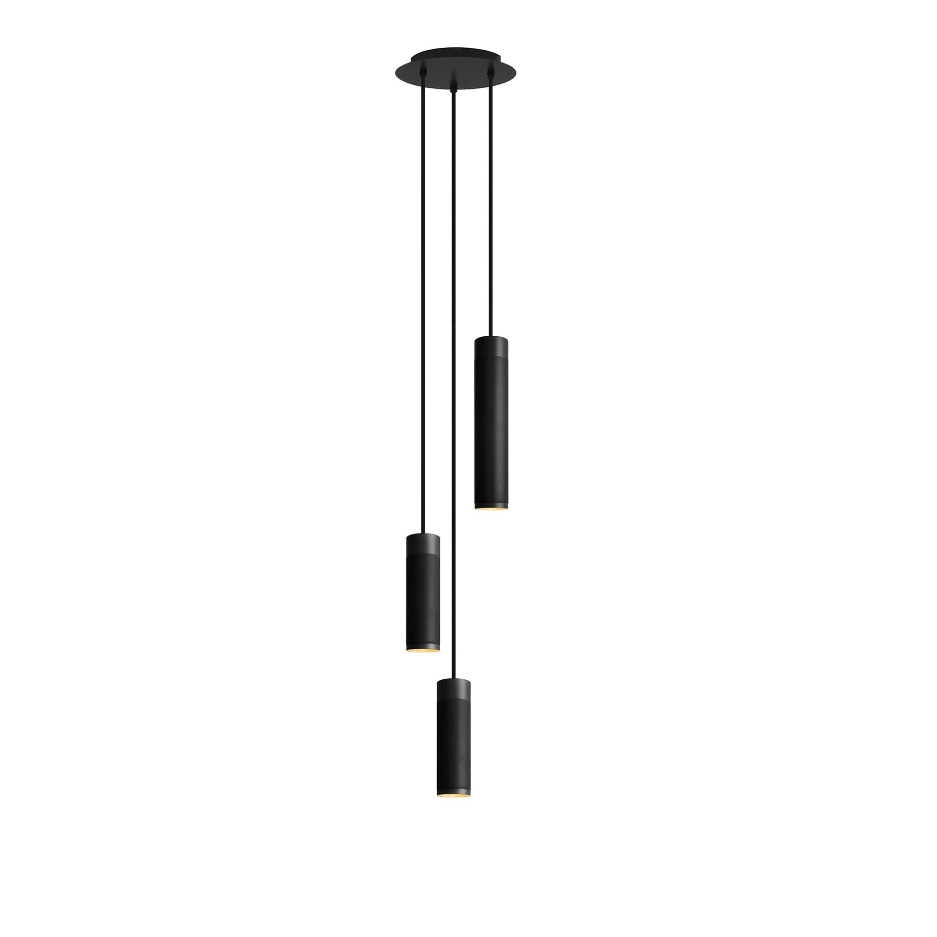 Thorup Copenhagen - Thorup Copenhagen Pendant Cluster Lamp Small, Black-Browned Brass - Klyngependler - Kasper Thorup - Gull - Metall