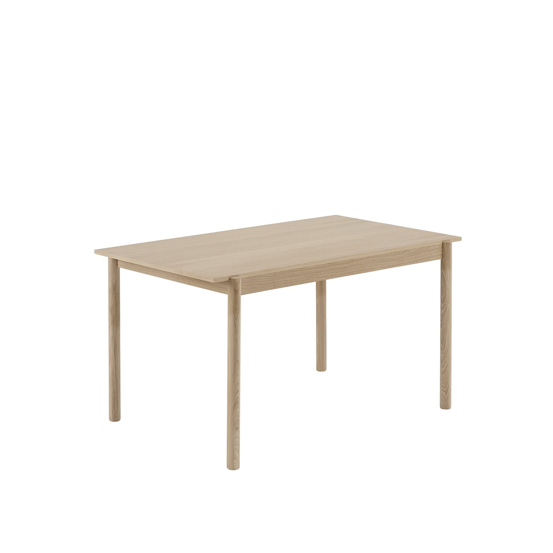 Muuto - Linear Wood Table 140 cm, Oak - Spisebord - Thomas Bentzen - Tre farget - Tre