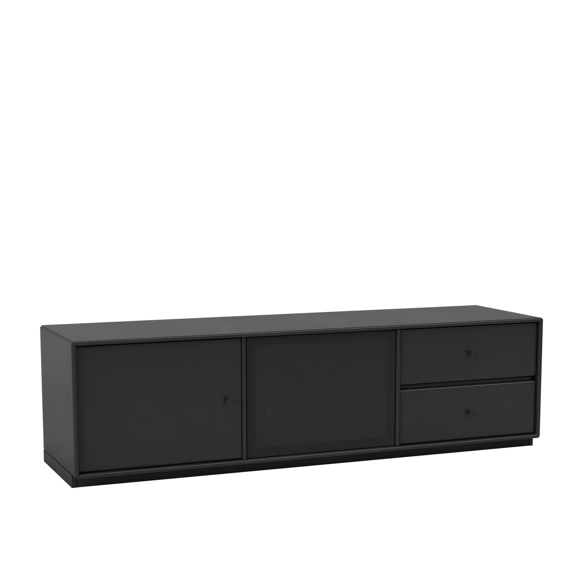 Montana - OCTAVE VI TV Bench, 06-Plinth3cm, 05 Black - TV-benker - Peter J. Lassen - Grå
