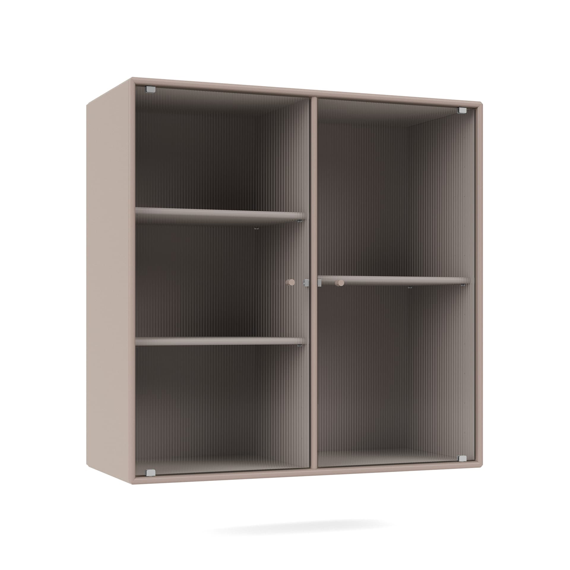 Montana - Ripple Ii – Vitrine Cabinet 137-Mushroom 04 Suspension Rails - Vitrineskap - Peter J. Lassen - Beige - Tre