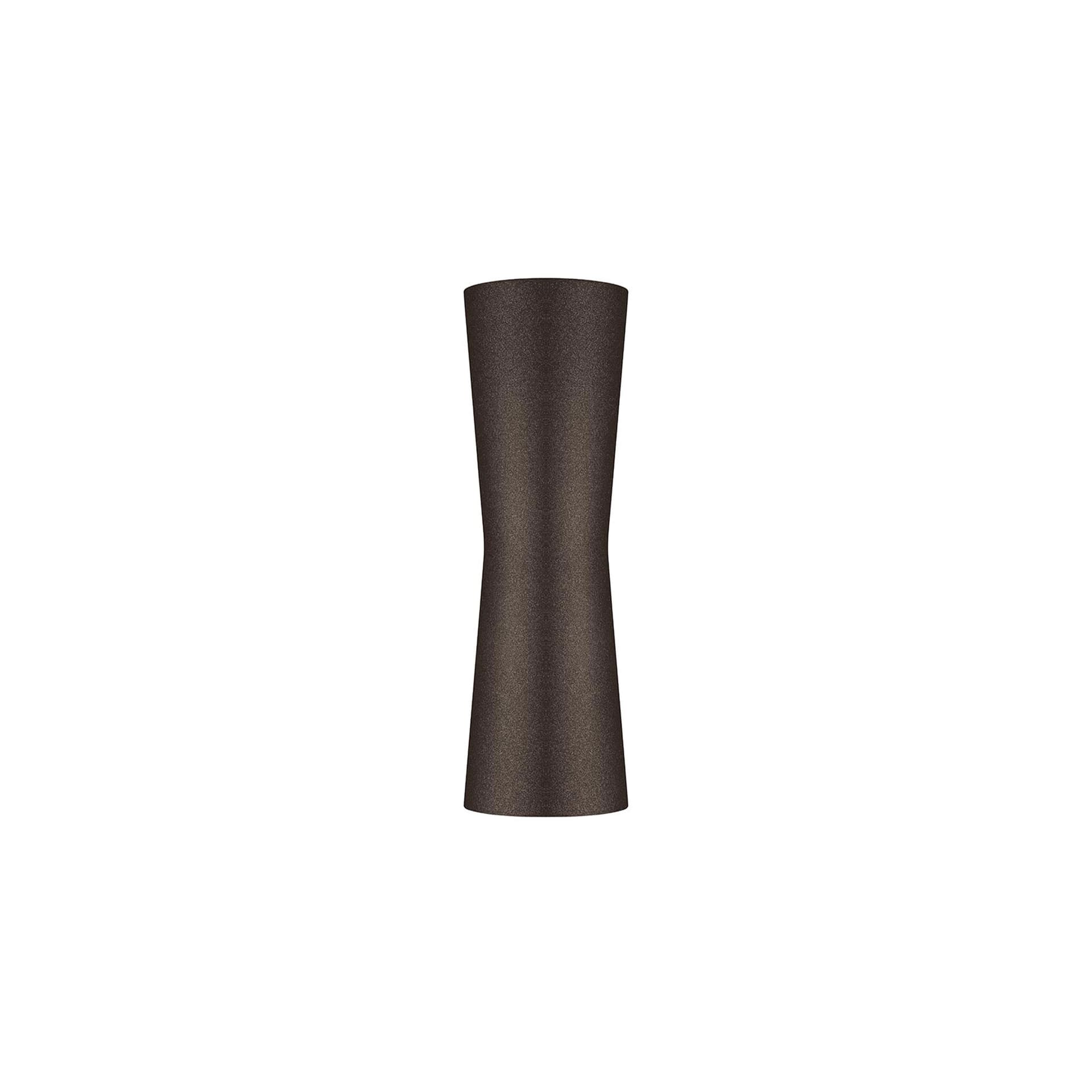 FLOS - Clessidra 20°+20° Utendørs Vegglampe Mørk Brun