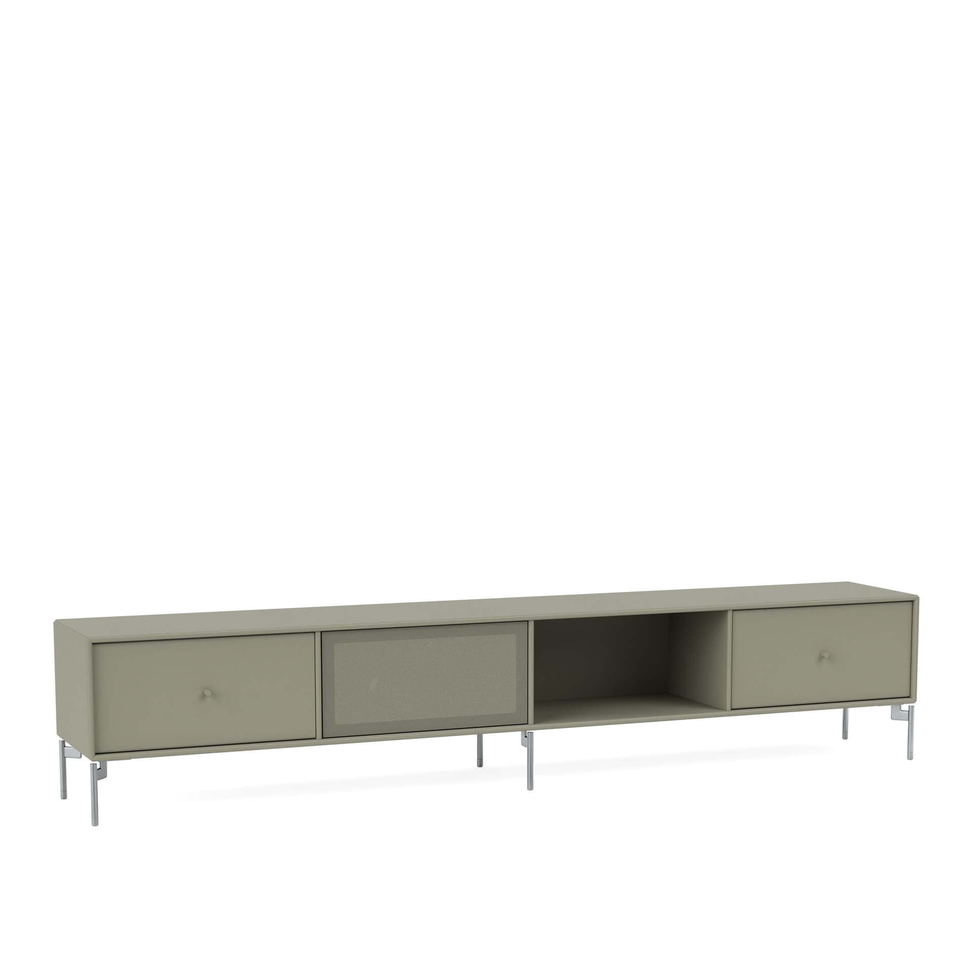 Montana - Octave Vii TV Bench 144-Fennel Matt Chrome - TV-benker - Peter J. Lassen - Grønn - Tre