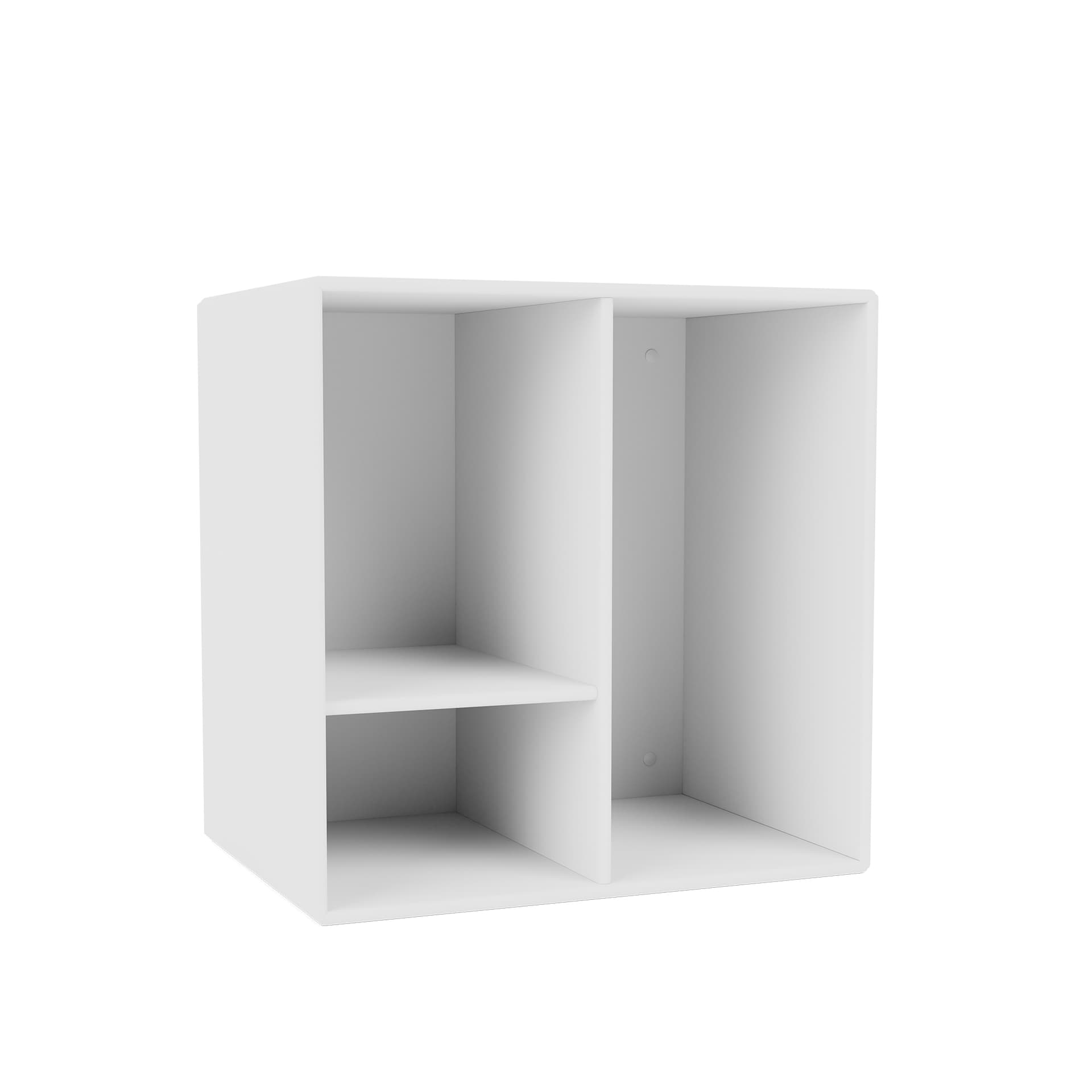 Montana - Montana Mini 1002 Module With Shelves - New White - Hyller & Hyllesystem - Peter J. Lassen - Hvit