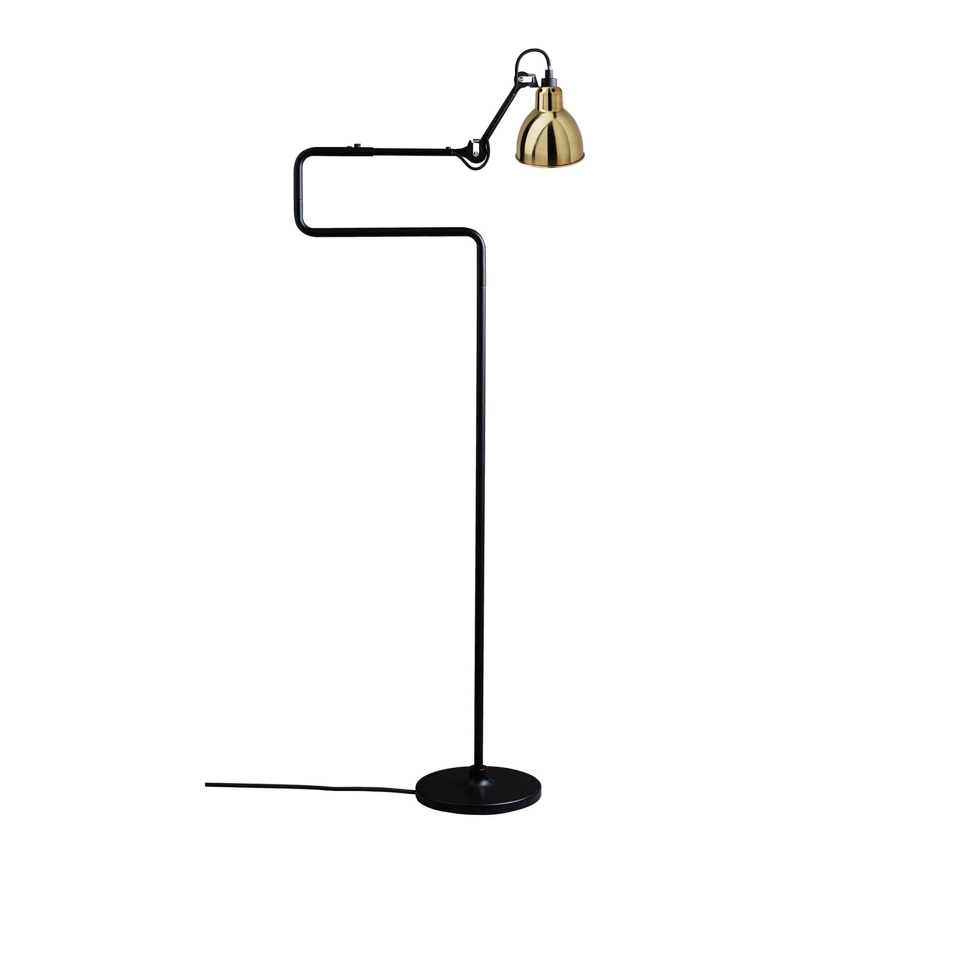 DCWéditions - Lampe Gras No411 - Round, Mässing - Leselamper - Bernard-Albin Gras - Gull