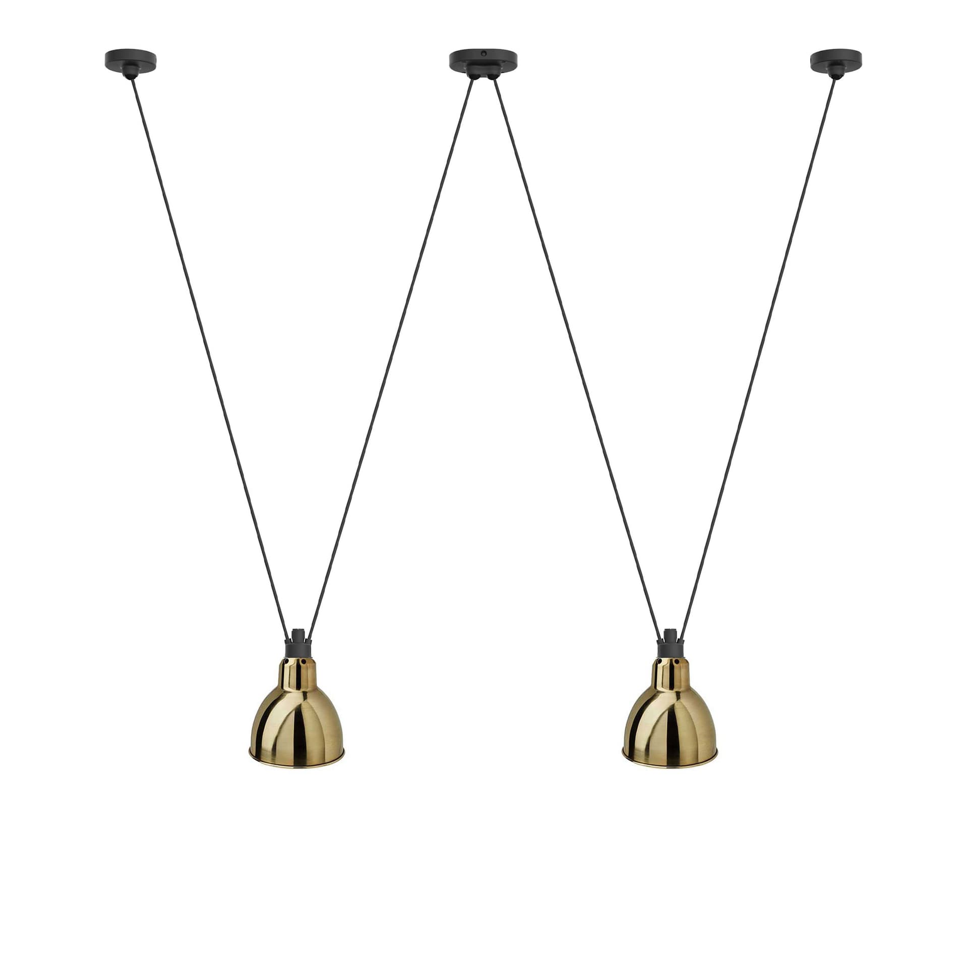 DCWéditions - Les Acrobates De Gras 324 L Round Brass - Pendellamper - Bernard-Albin Gras - Gull