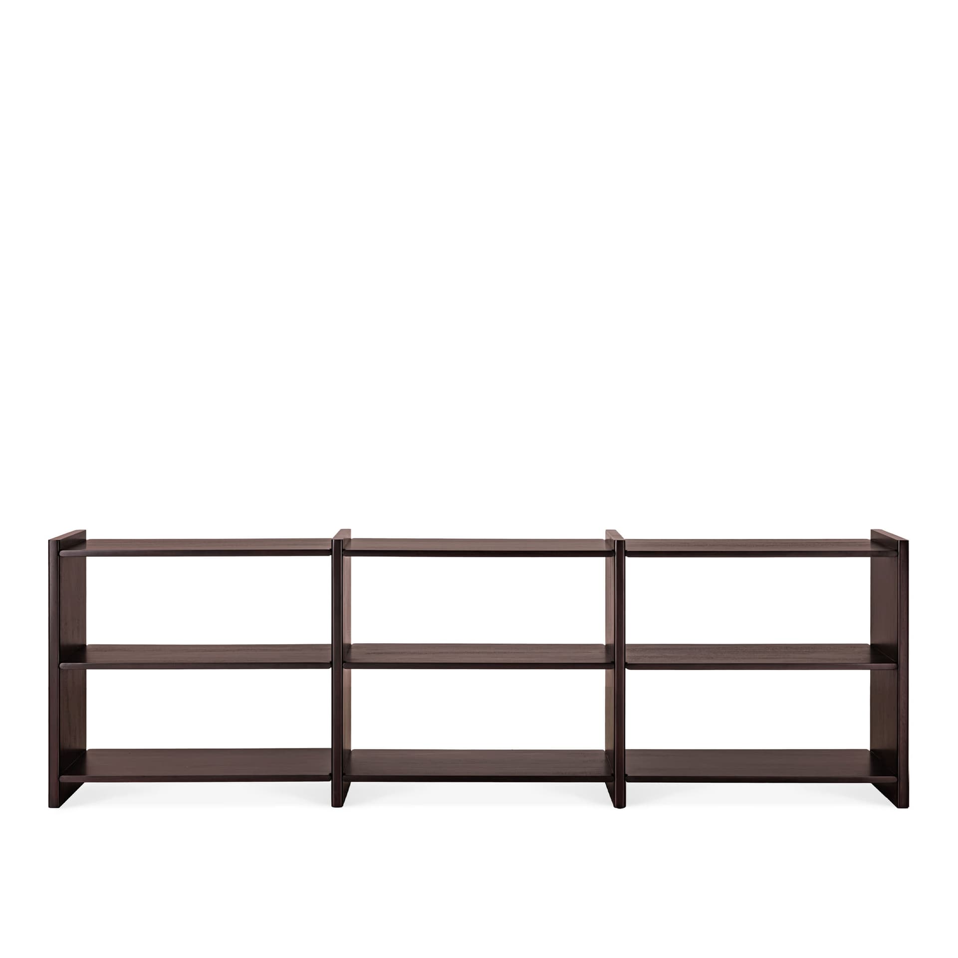Ethnicraft - Mortise hylle 262x41x82 cm mahogni rose brown - Hyller & Hyllesystemer - Juntos Projects - Brun - Tre