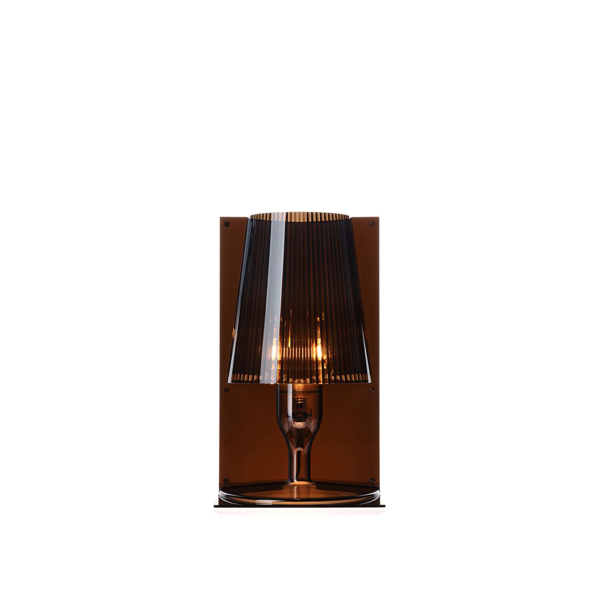Kartell - Take Table Lamp - Amber - Bordlamper - Ferruccio Laviani - Brun