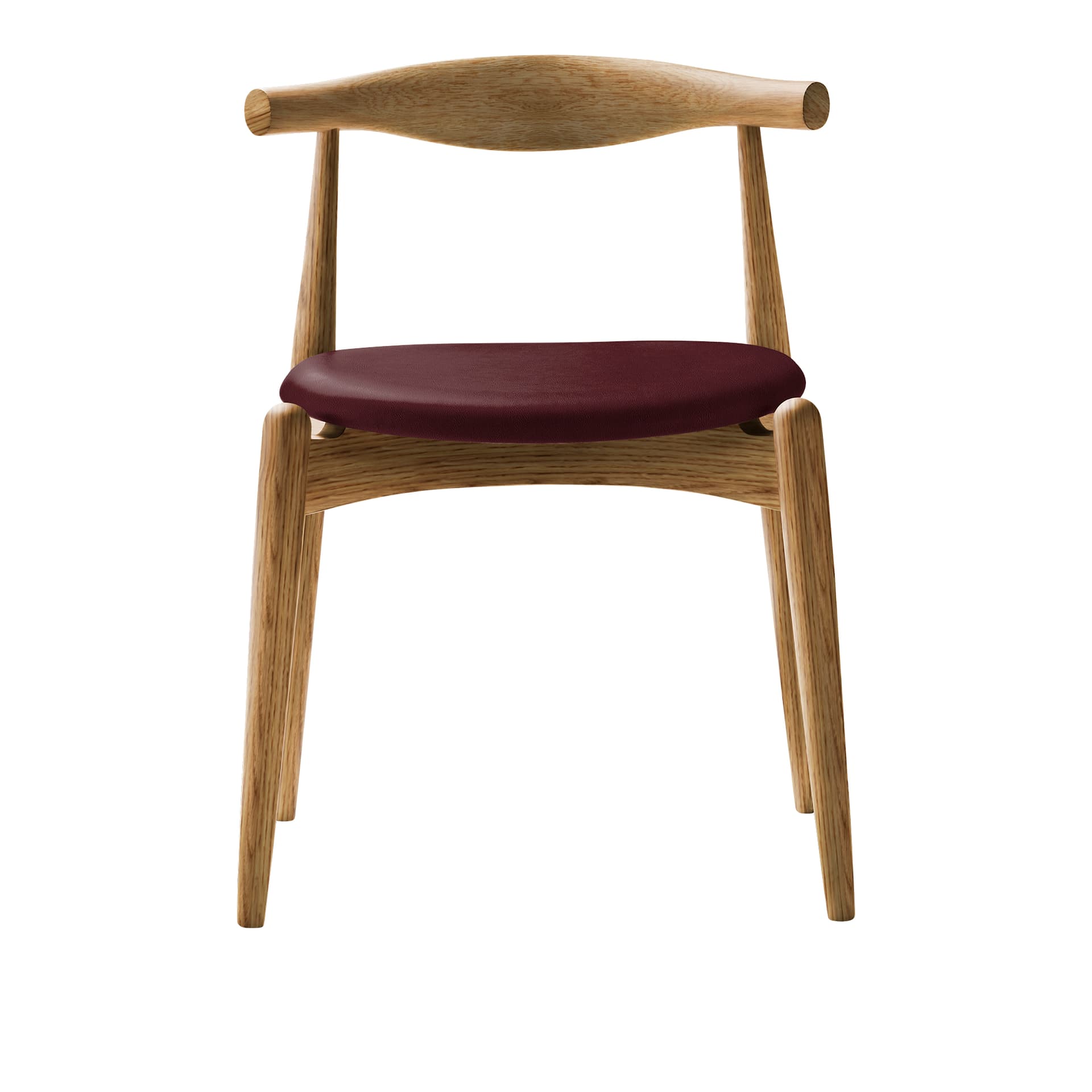 Carl Hansen - CH20, Oljad Ek, Lädergrupp B Thor - 332 - Spisestoler - Hans J. Wegner - Tre farget - Tre