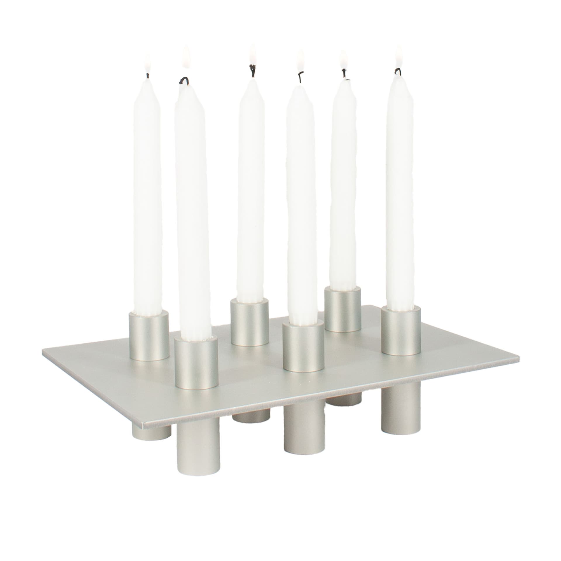 Niko June - P-L 06 Candle - Lysestaker & lykter - Nick Ross - Sølv - Metall