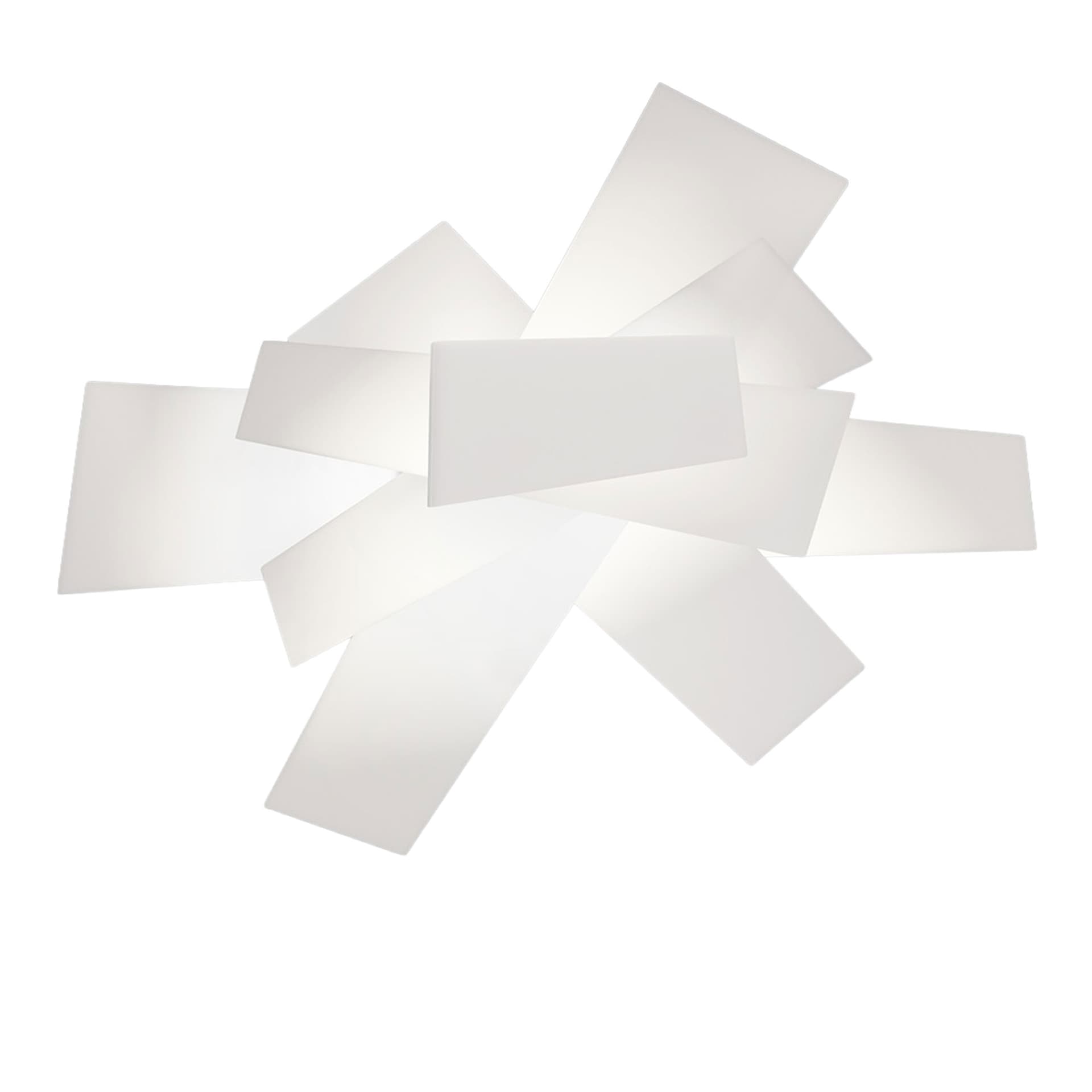 Foscarini - Big Bang vegg- og taklampe white - Vegglamper - Enrico Franzolini,Vicente Garcia Jimenez - Hvit - Plast