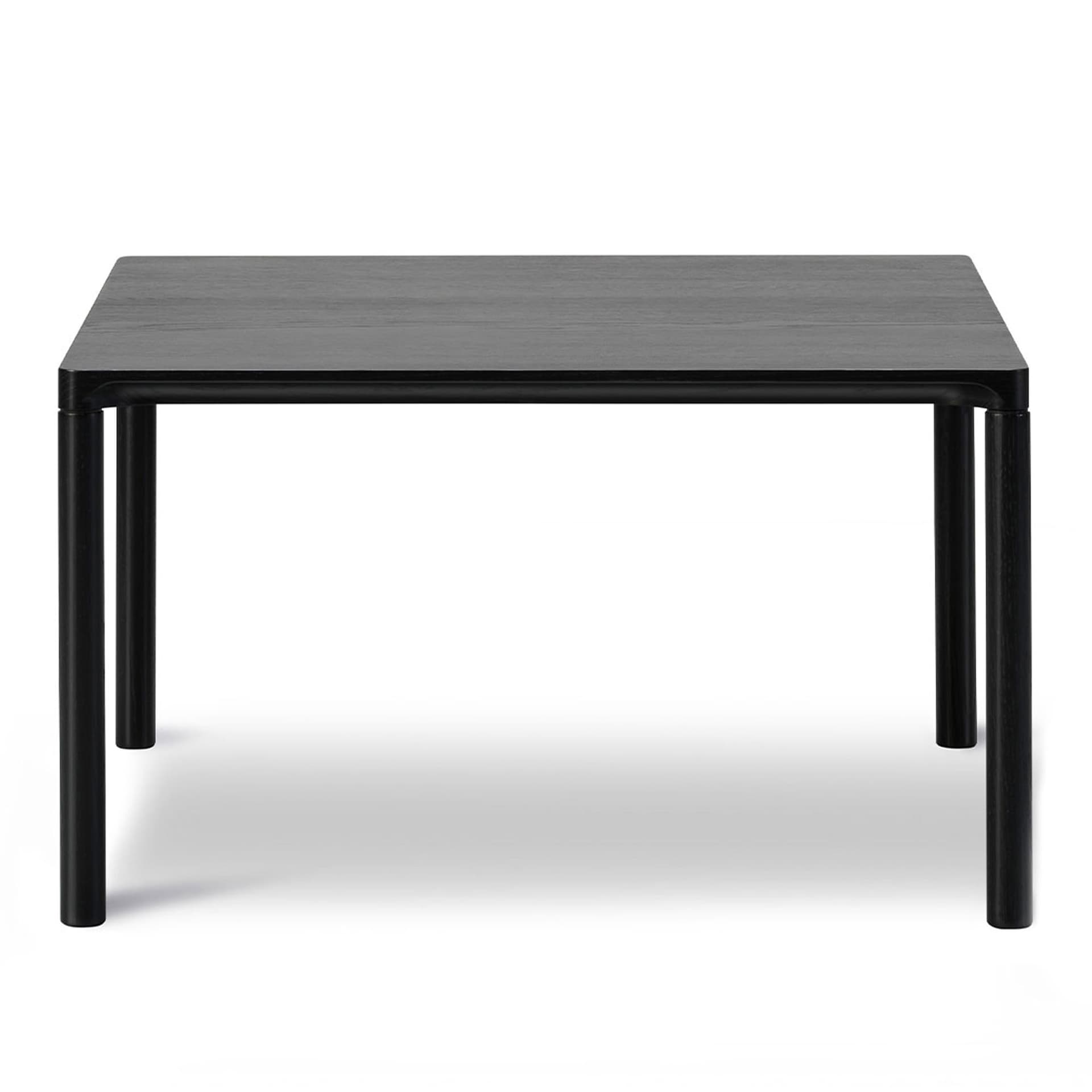 Fredericia Furniture - Piloti Table, 63 x 63 cm, Black lacquered oak - Sofabord - Hugo Passos - Svart
