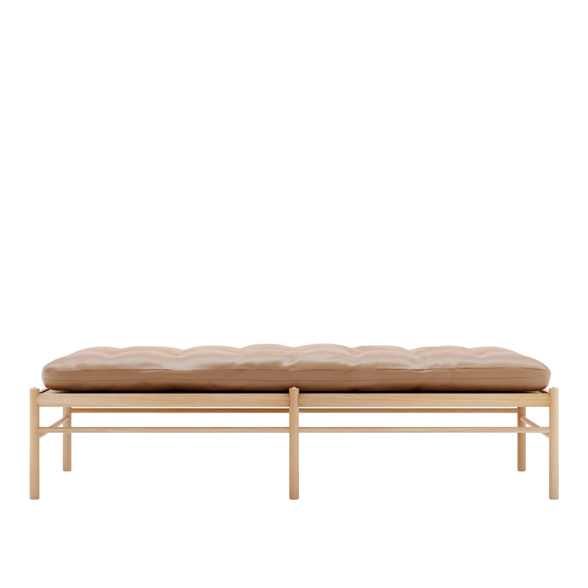 Carl Hansen - OW150, Oljad Ek, Lädergrupp C Sif - 95 - Dagsenger - Ole Wanscher - Brun