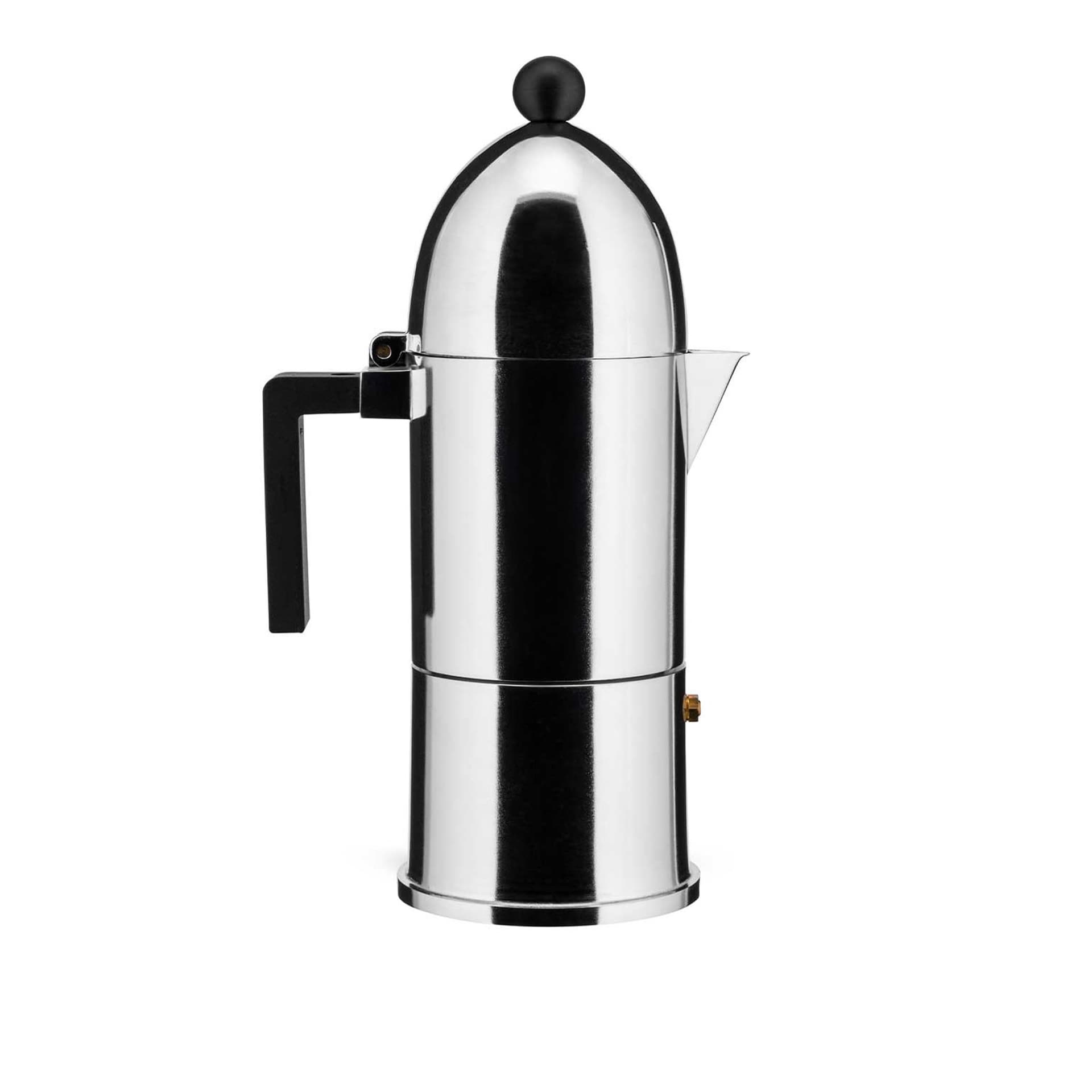 Alessi - LA CUPOLA,ESPRESSO COFFEE M.FM - Kaffemaskiner & kaffebryggere - Aldo Rossi - Svart