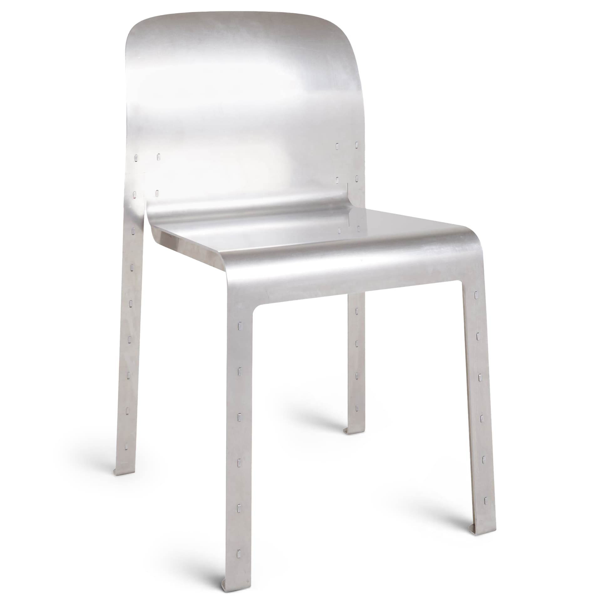 Frama - Rivet Chair – Aluminum - Spisestoler - Jonas Trampedach - Sølv - Metall
