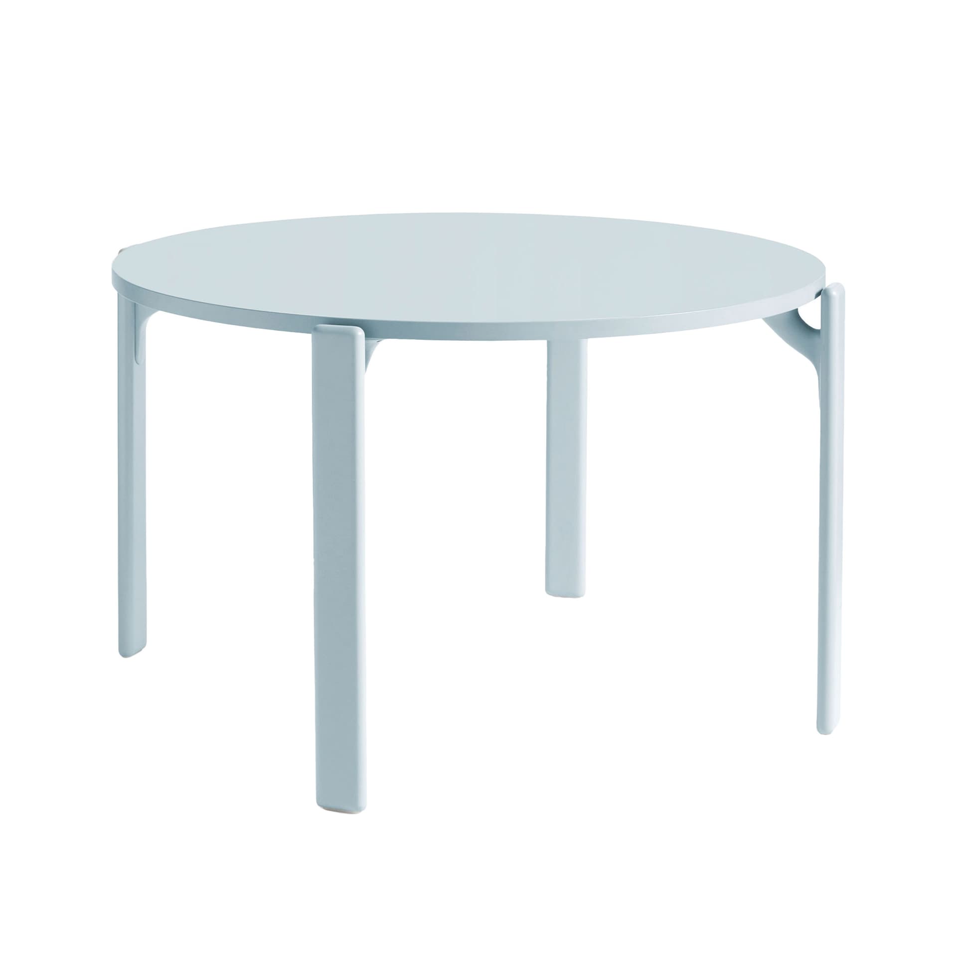 HAY - Rey Table Slate blue waterbased lacq. beech frame, 128xH74,5 Gull laminate tabletop - Spisebord - Bruno Rey - Blå - Tre