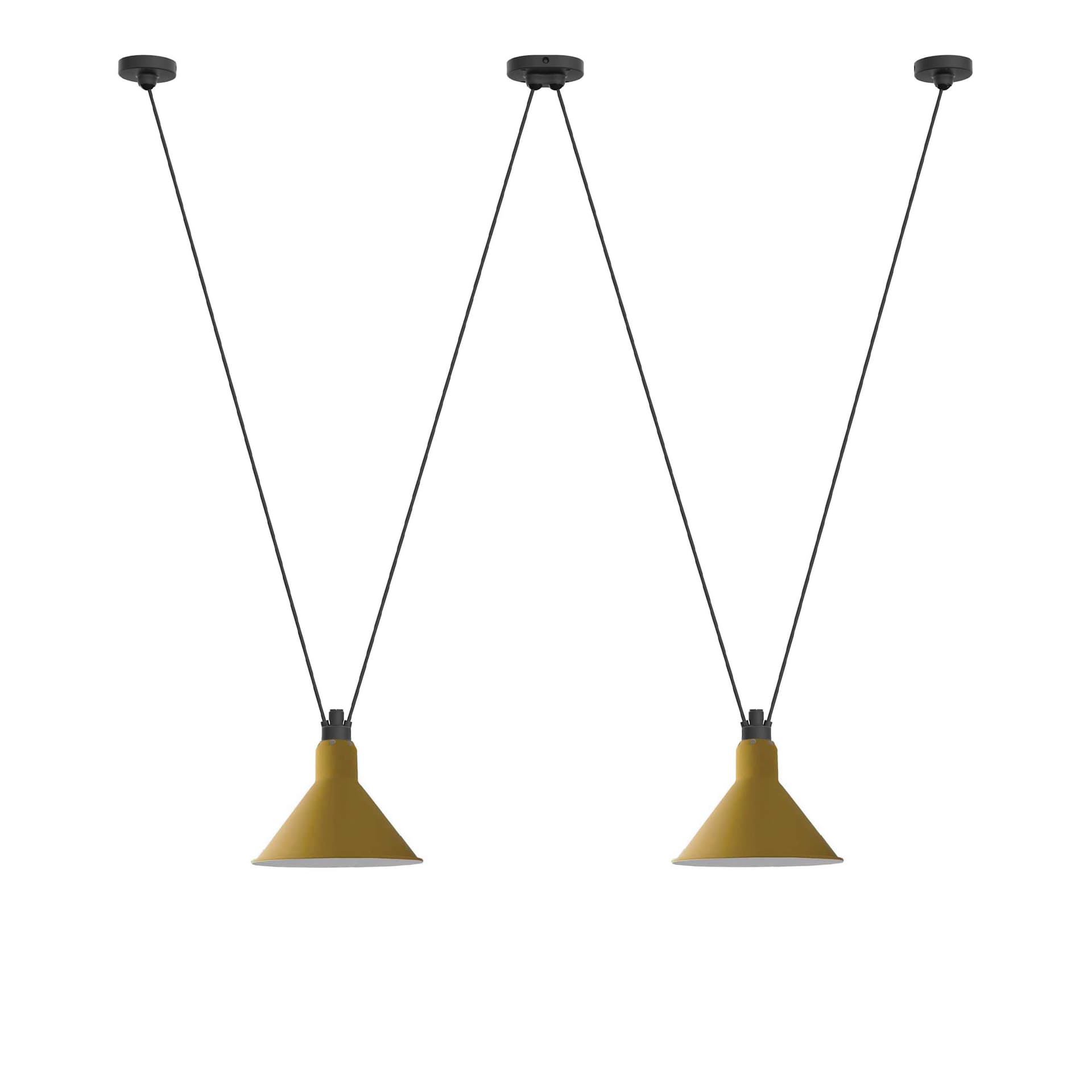 DCWéditions - Les Acrobates De Gras 324 L Conic Yellow - Pendellamper - Bernard-Albin Gras - Gul