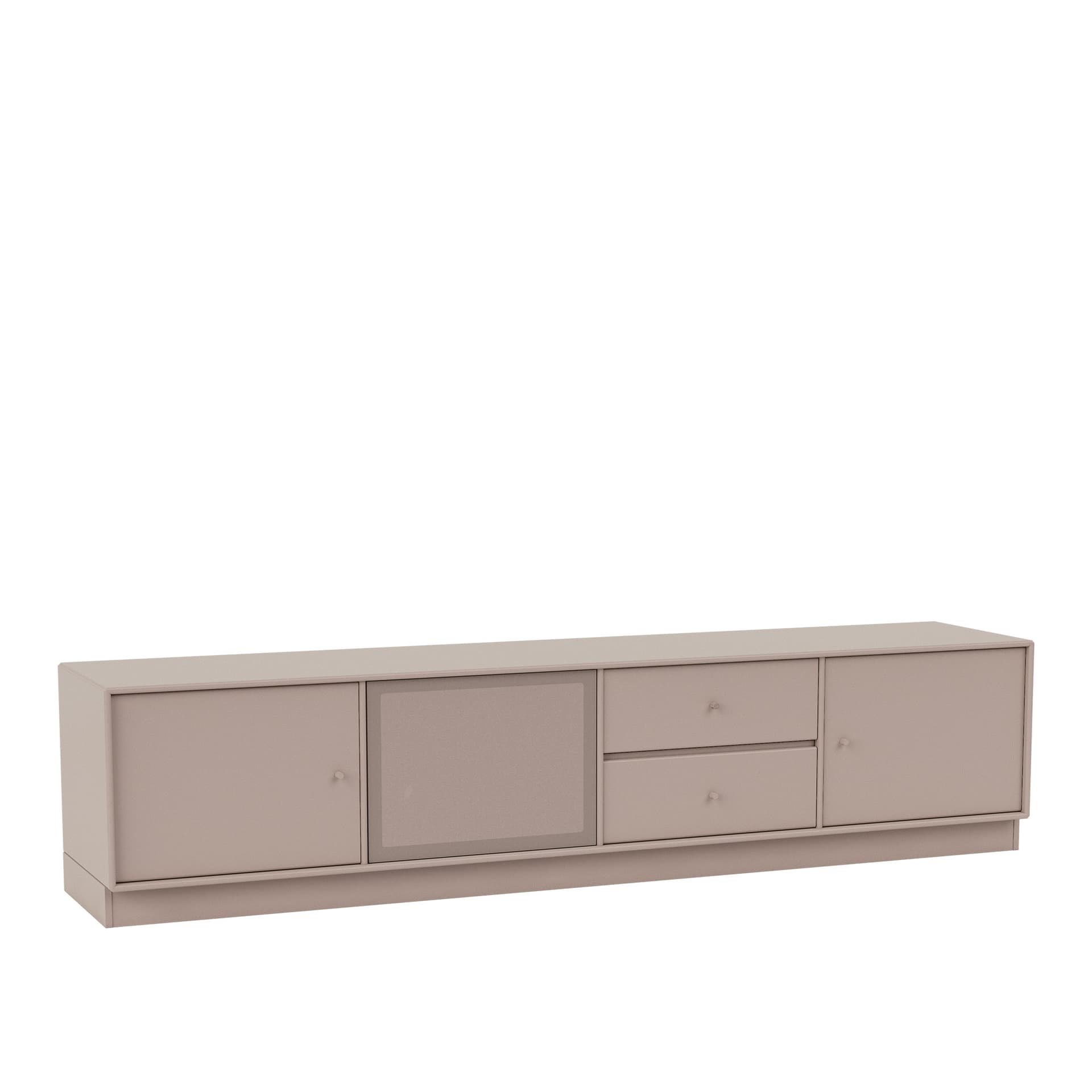 Montana - Octave Viii TV Bench 137-Mushroom 07 Plinth 7 cm - TV-benker - Peter J. Lassen - Beige - Tre