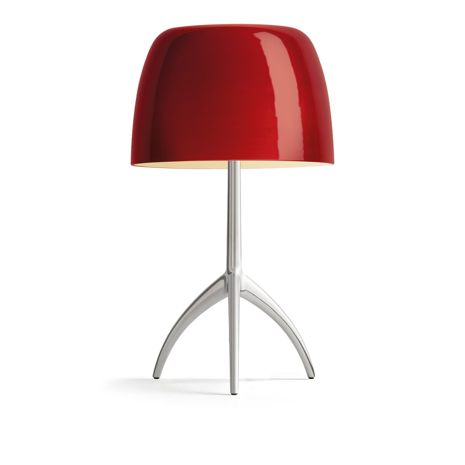 Foscarini - Lumiere Grande bordlampe, aluminium/rød, 45 cm
