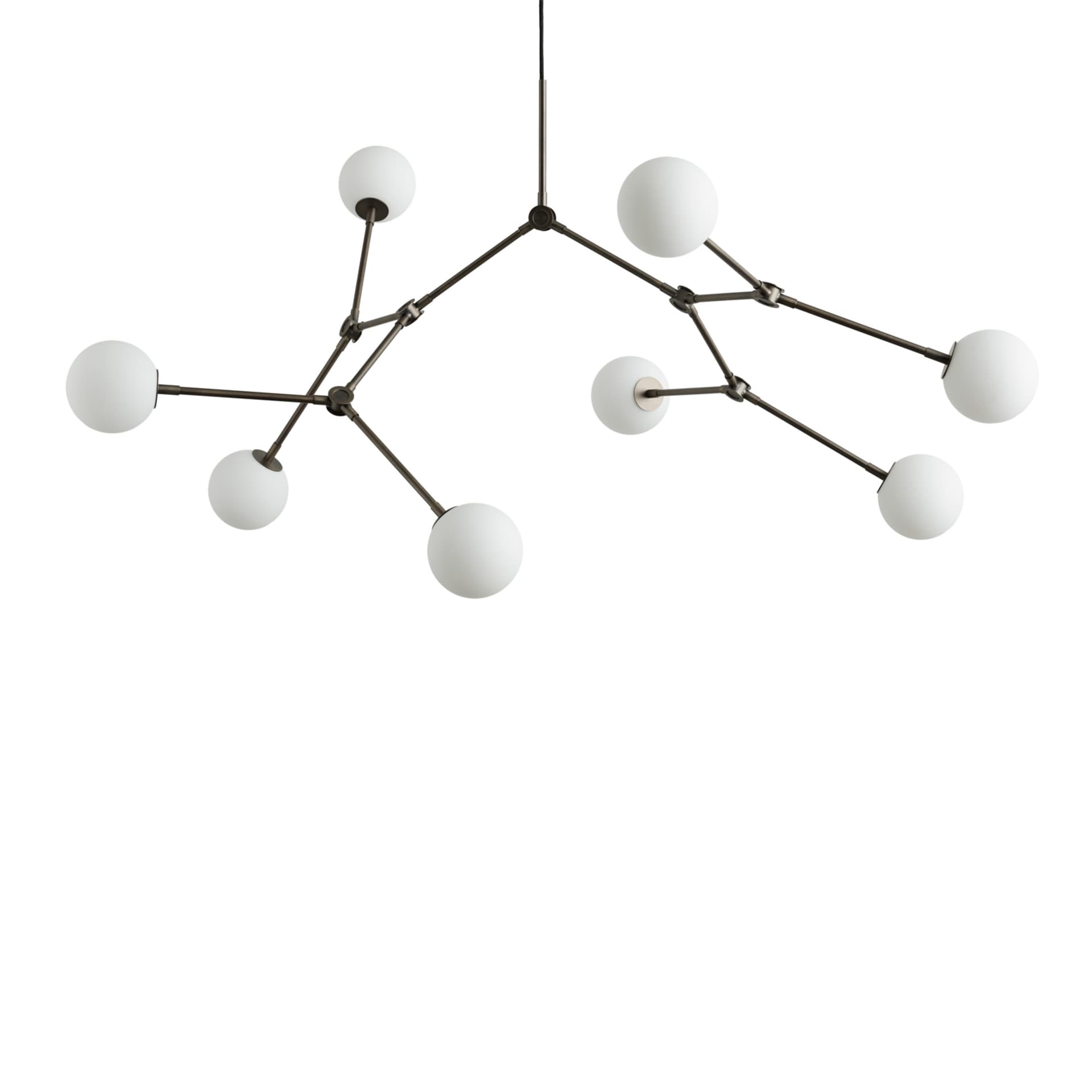 101 Copenhagen - Drop Chandelier Bulp Grey - Lysekroner - Kristian Sofus Hansen,Tommy Hyldahl - Grå