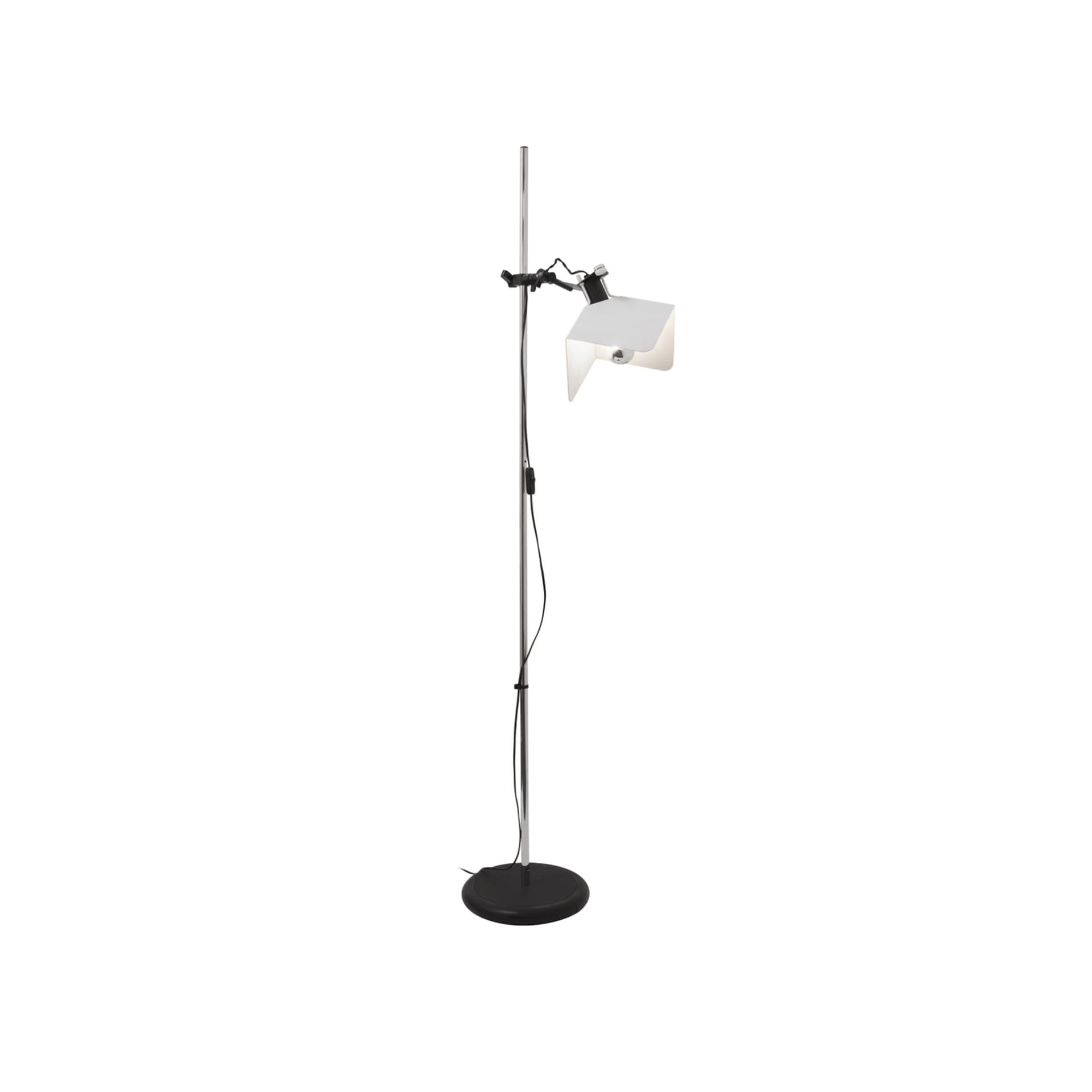 Stilnovo - Triedro Floor Lamp - Skjermlamper - Joe Colombo - Svart,Hvit