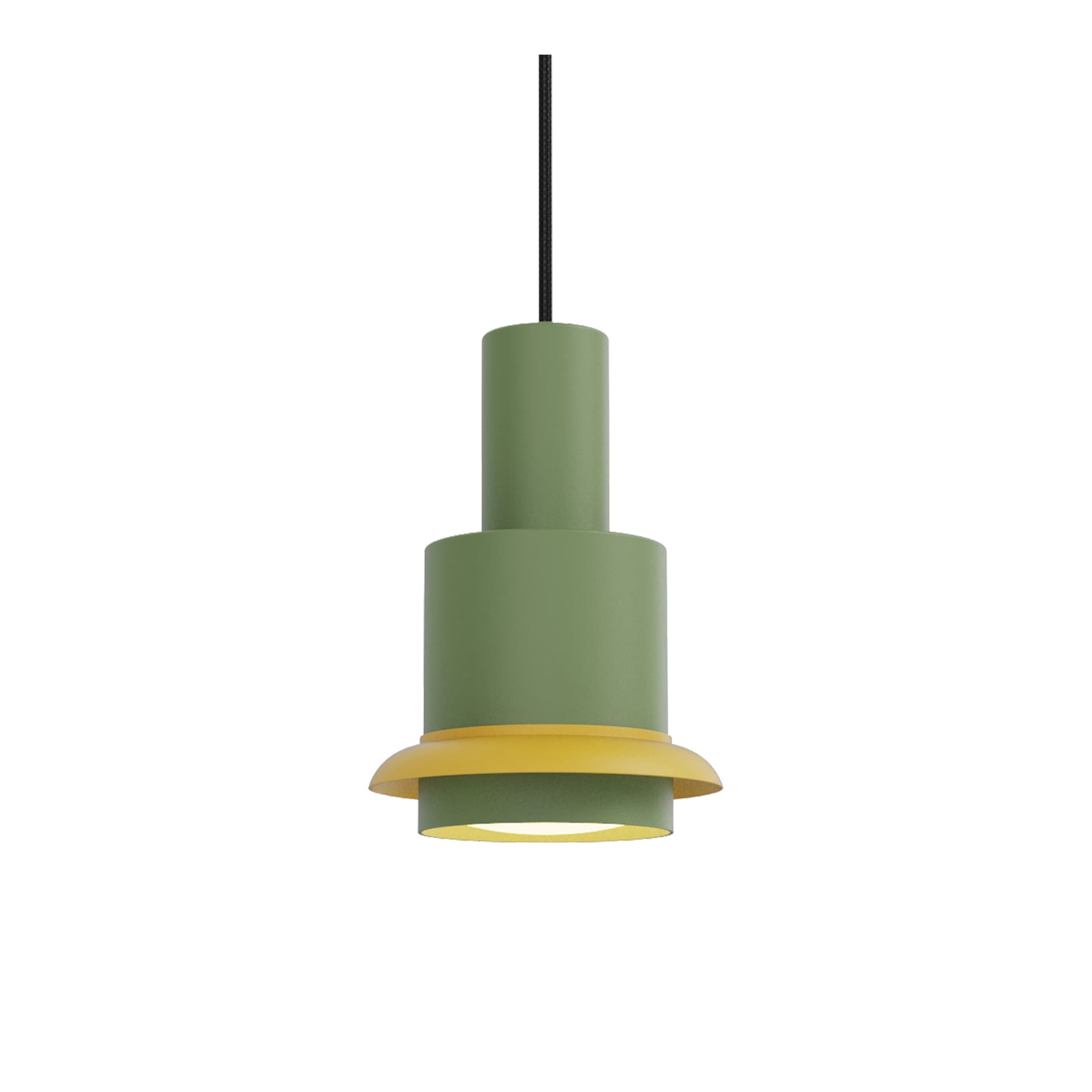 DCW - Chaumont Pendel Ø19xH28 Green/Yellow