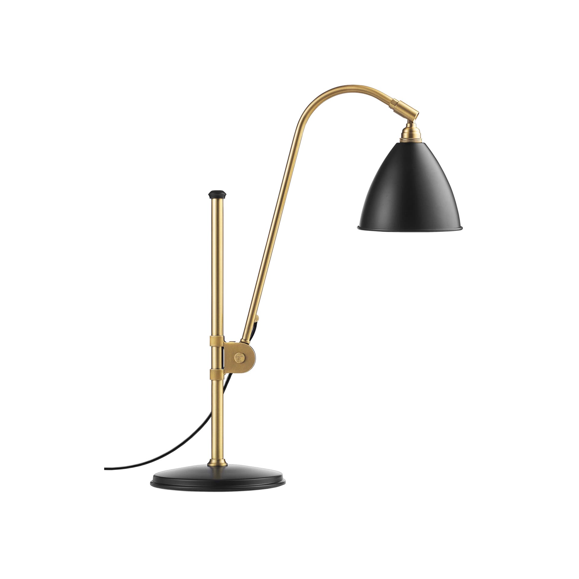 GUBI Bestlite BL1 bordlampe kullsort-messing