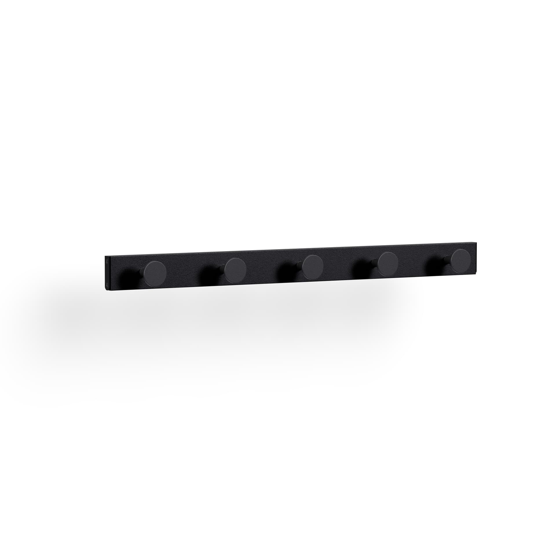 HAY - Pier System Coat Rack -  Black Powder Coated Steel - Hyller & Hyllesystemer - Svart - Metall