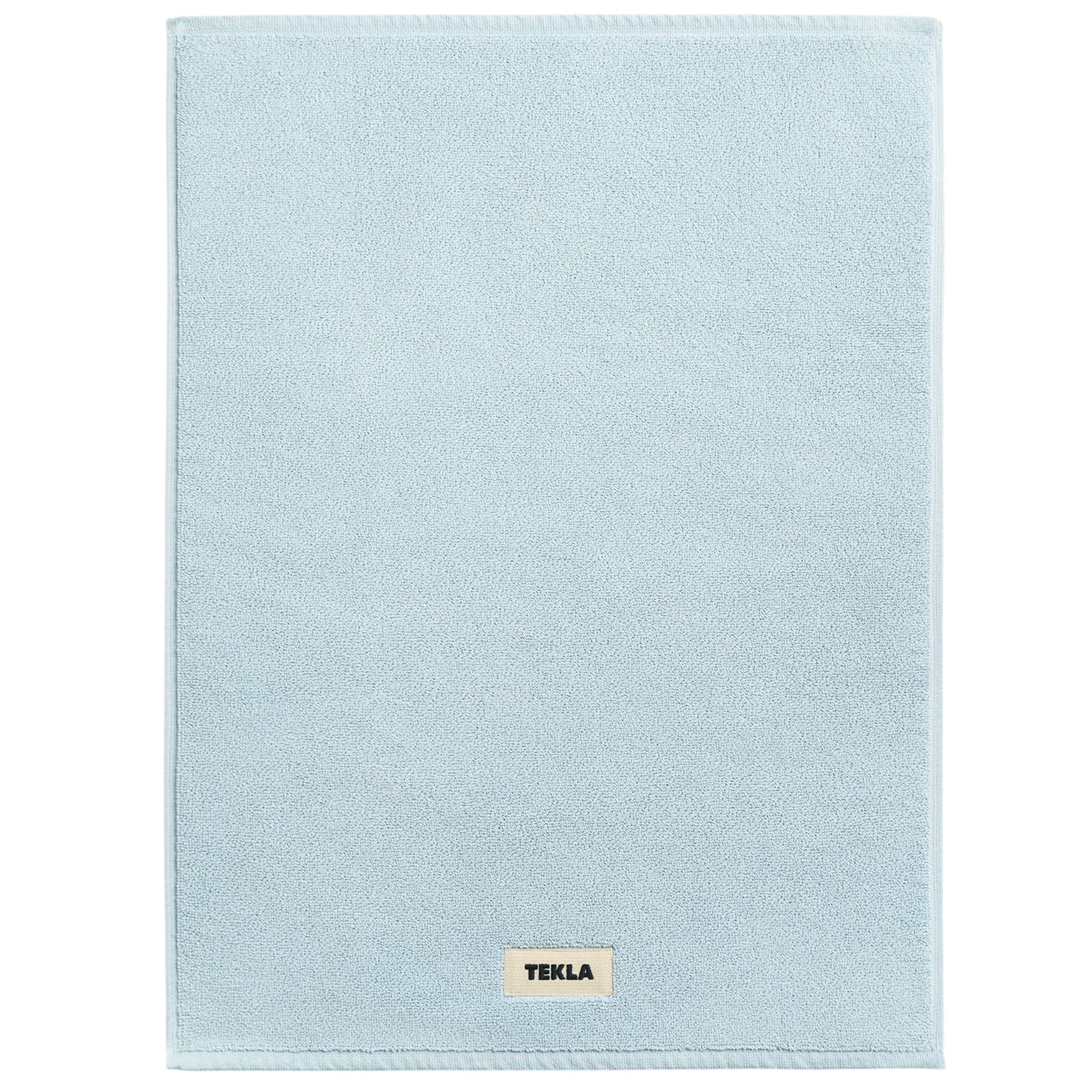Tekla -  Terry Solid Sky Blue badrumsmatta 50 x 70 cm - Baderomsmatter - Blå