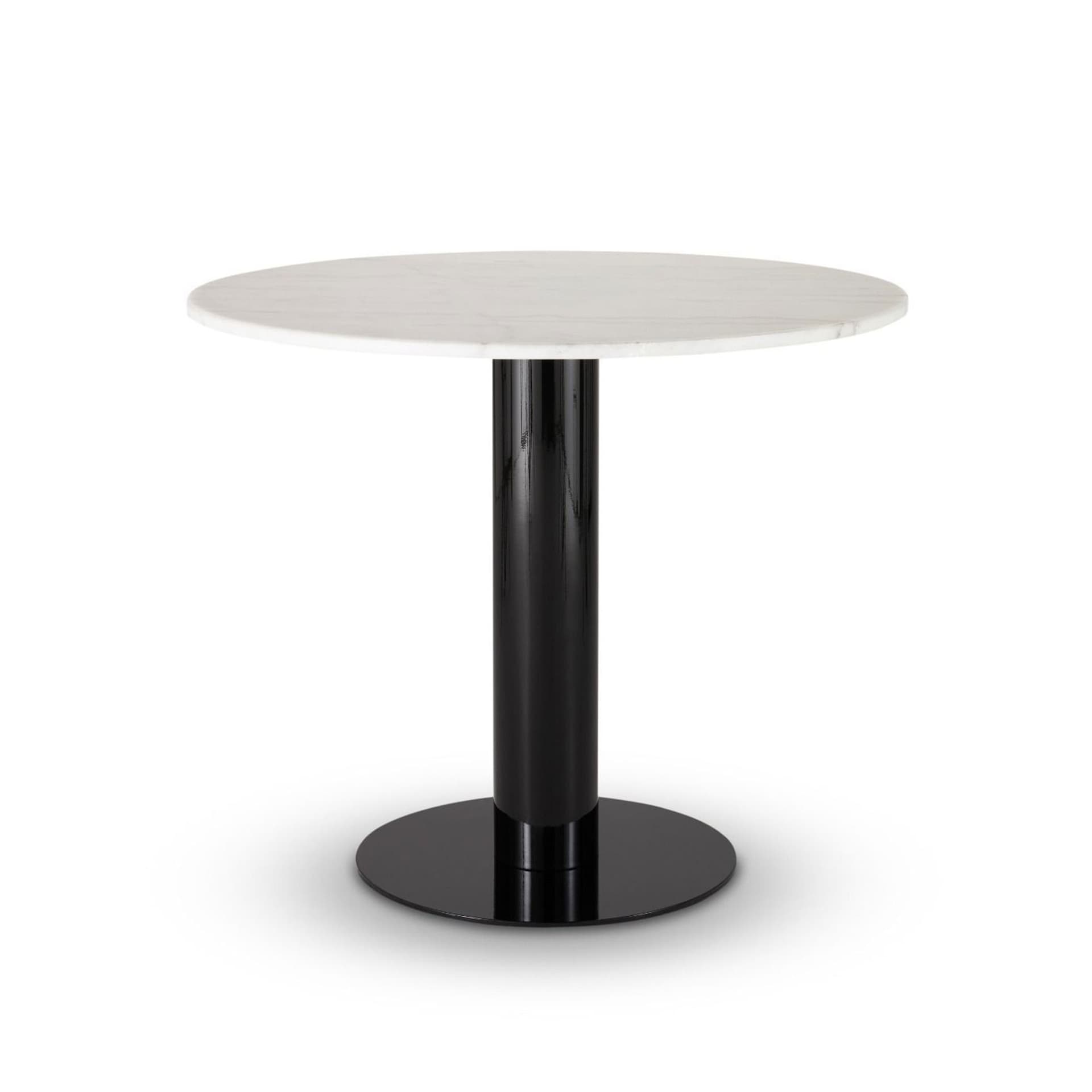 Tom Dixon - Tube Table - Black - Spisebord - Svart,Hvit - Metall/Stein