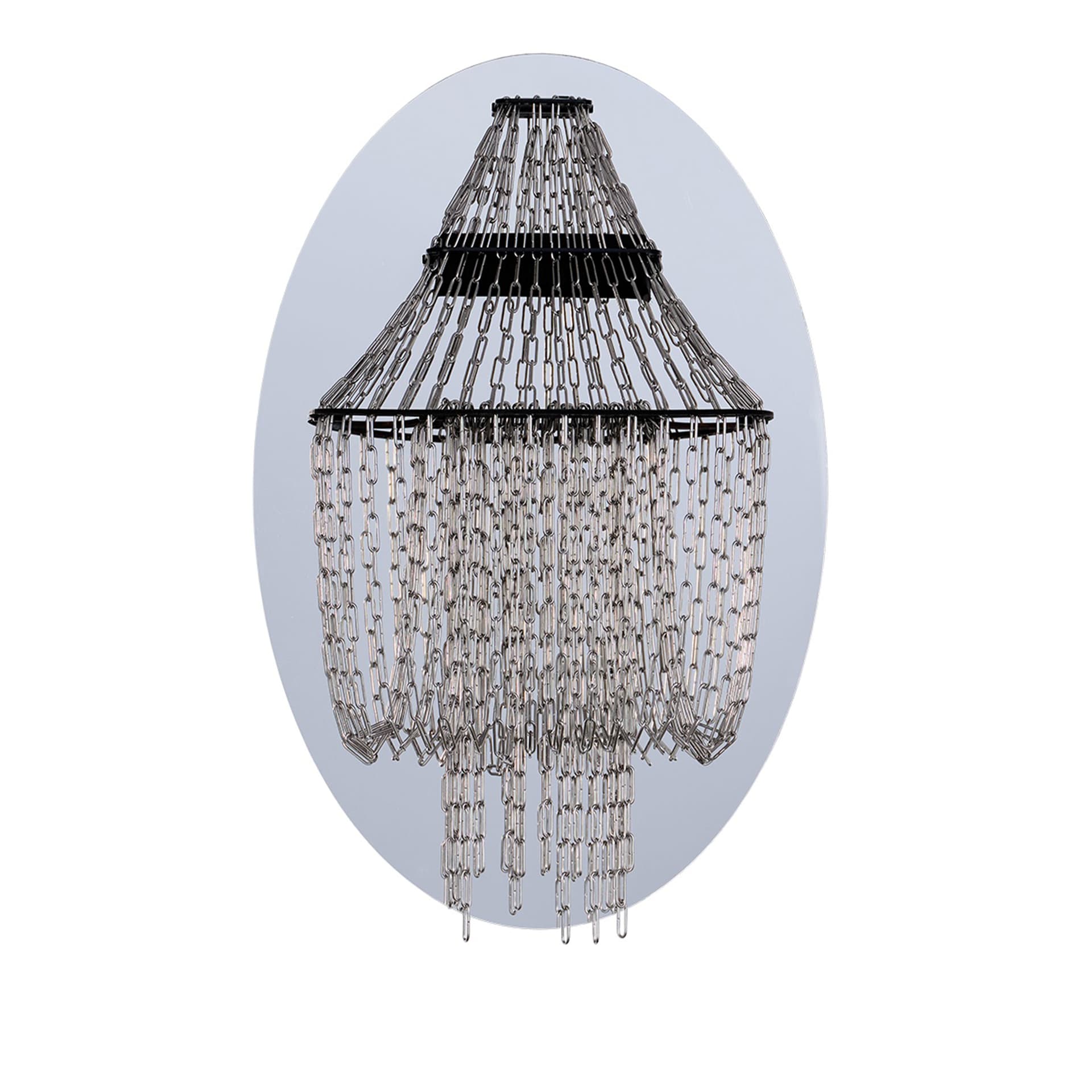DCW - Lampe C Vegglampe Black/Stainless Steel