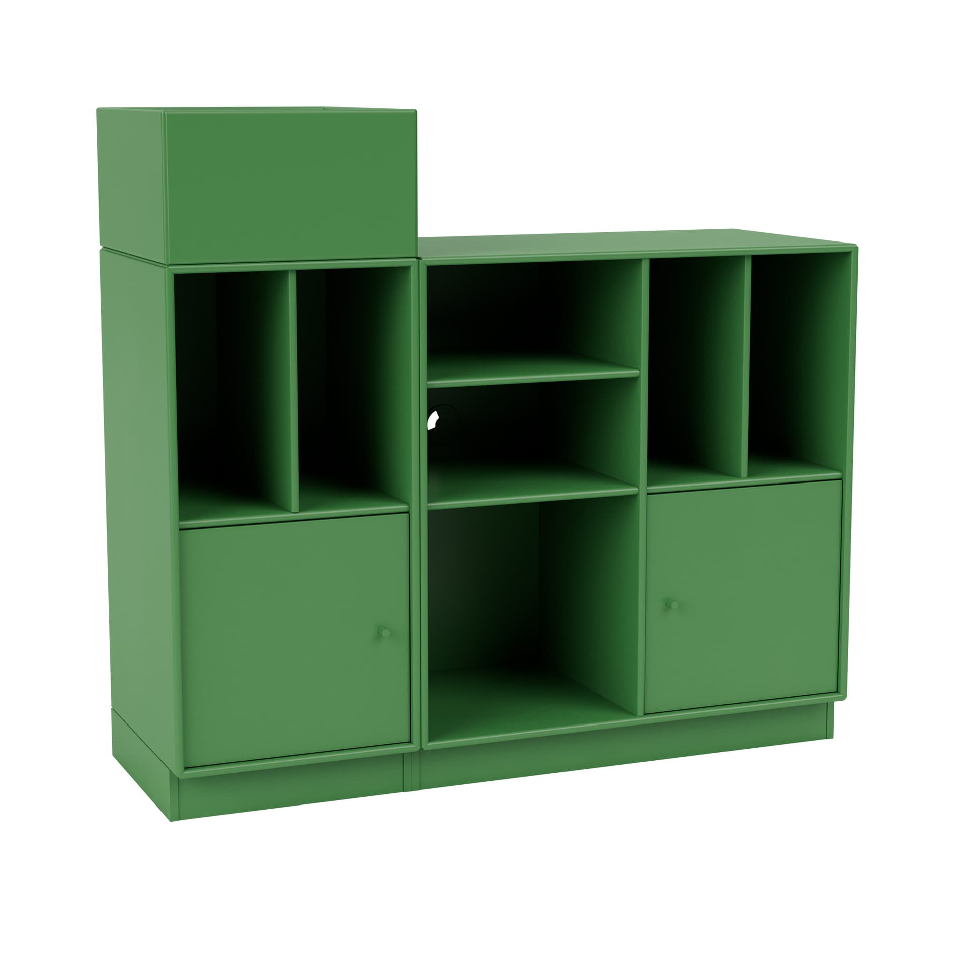 Montana - SPIN III Vinyl Storage, 07-Plinth 7 cm, 152 Parsley - Oppbevaringsskap - Peter J. Lassen - Grønn
