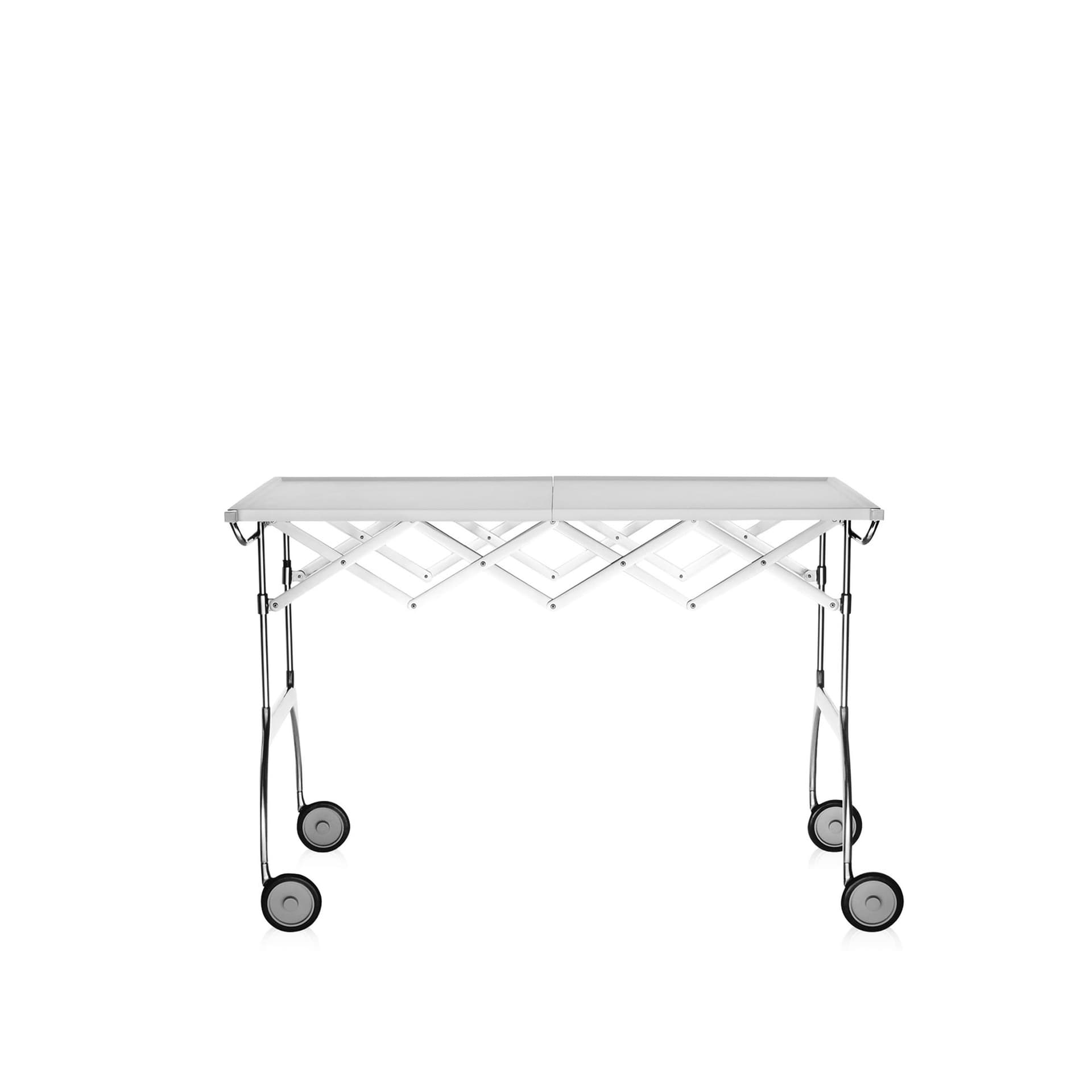Kartell - Battista Trolley 4460, White, Matt - Serveringsvogner - Antonio Citterio - Hvit - Metall/Plast