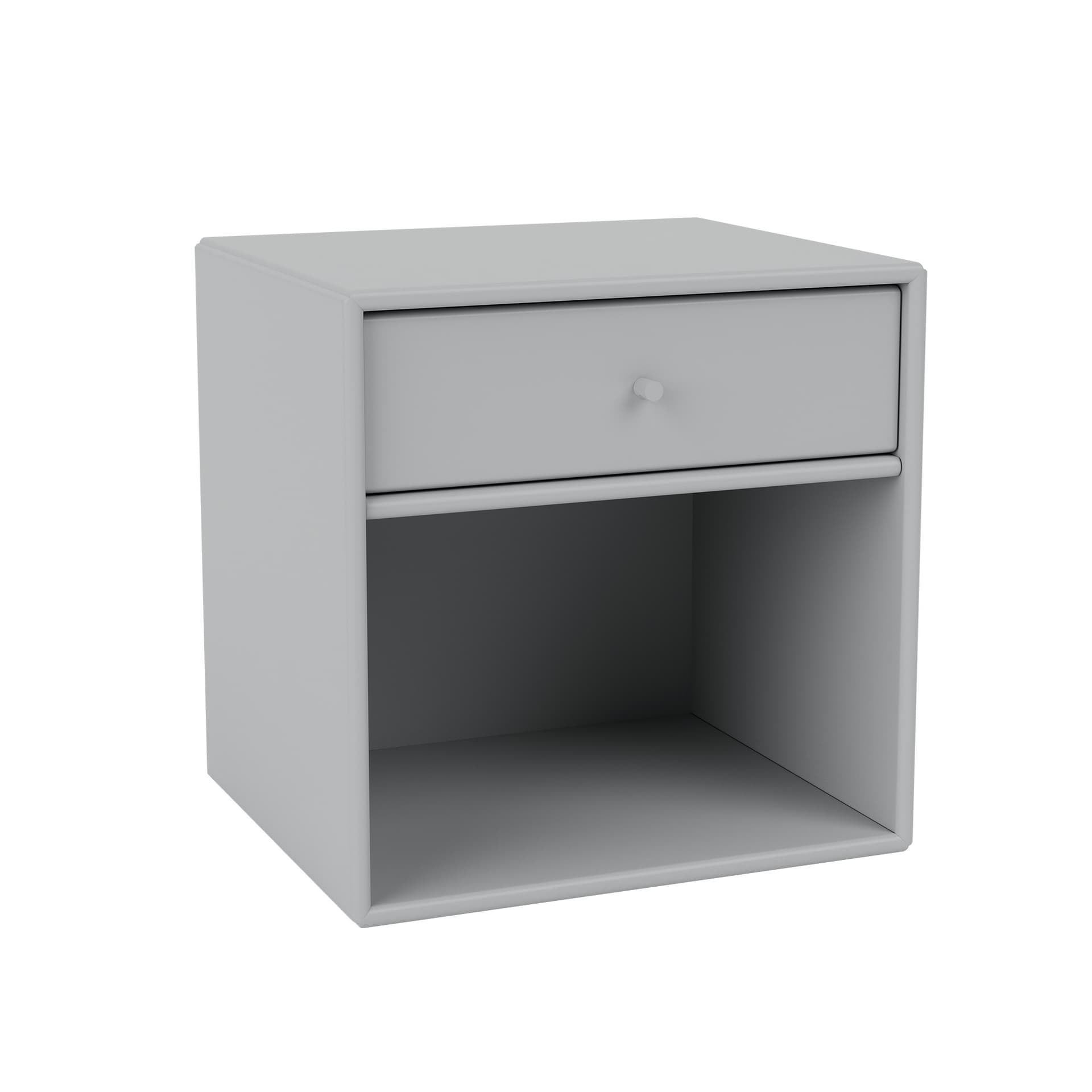 Montana - Dream Nightstand 02-Fjord 04 Suspension Rails - Nattbord - Peter J. Lassen - Blå - Tre