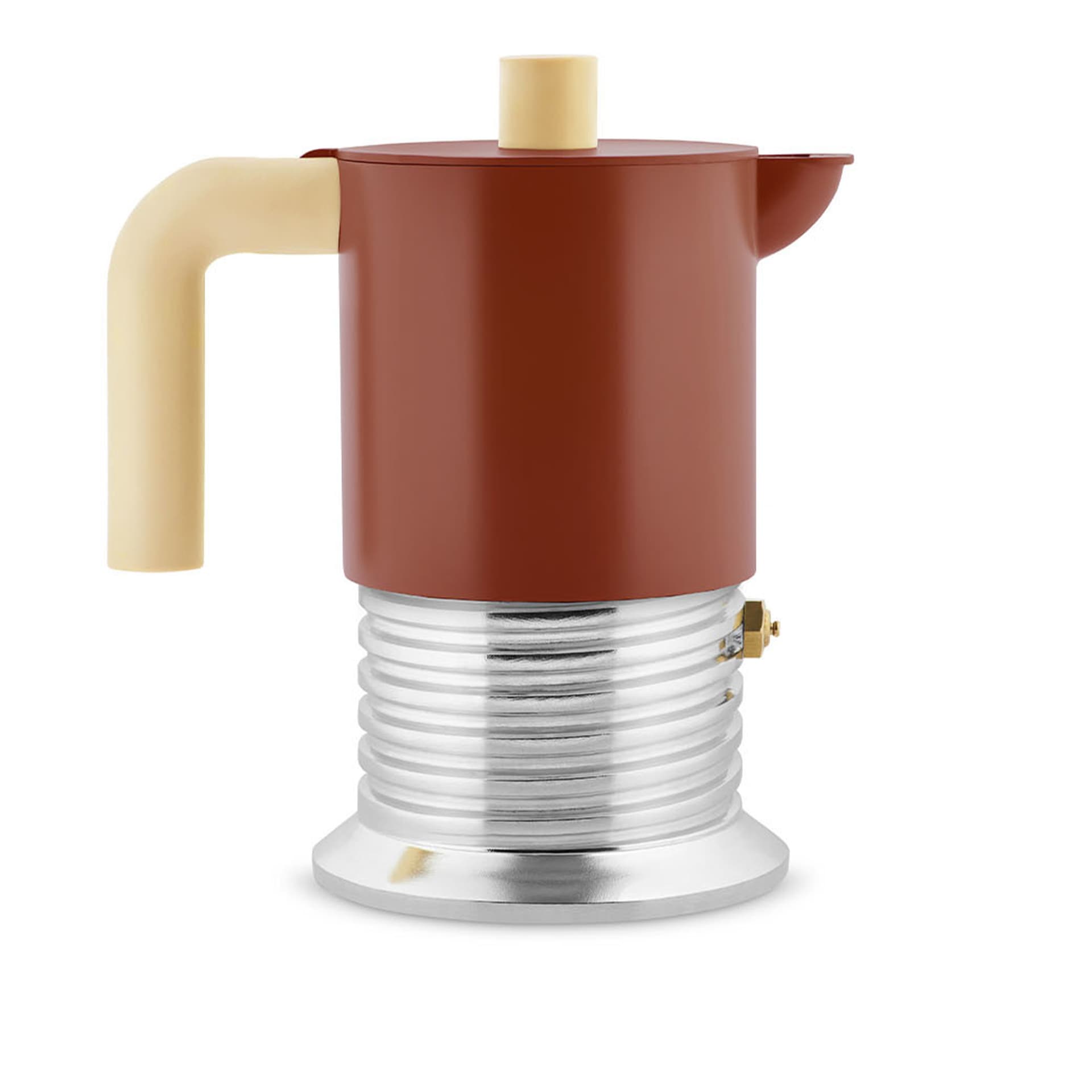 Alessi - PM01/3 GR - Vite PM01/3 BR - Kaffemaskiner & kaffebryggere - Philippe Malouin - Brun - Metall