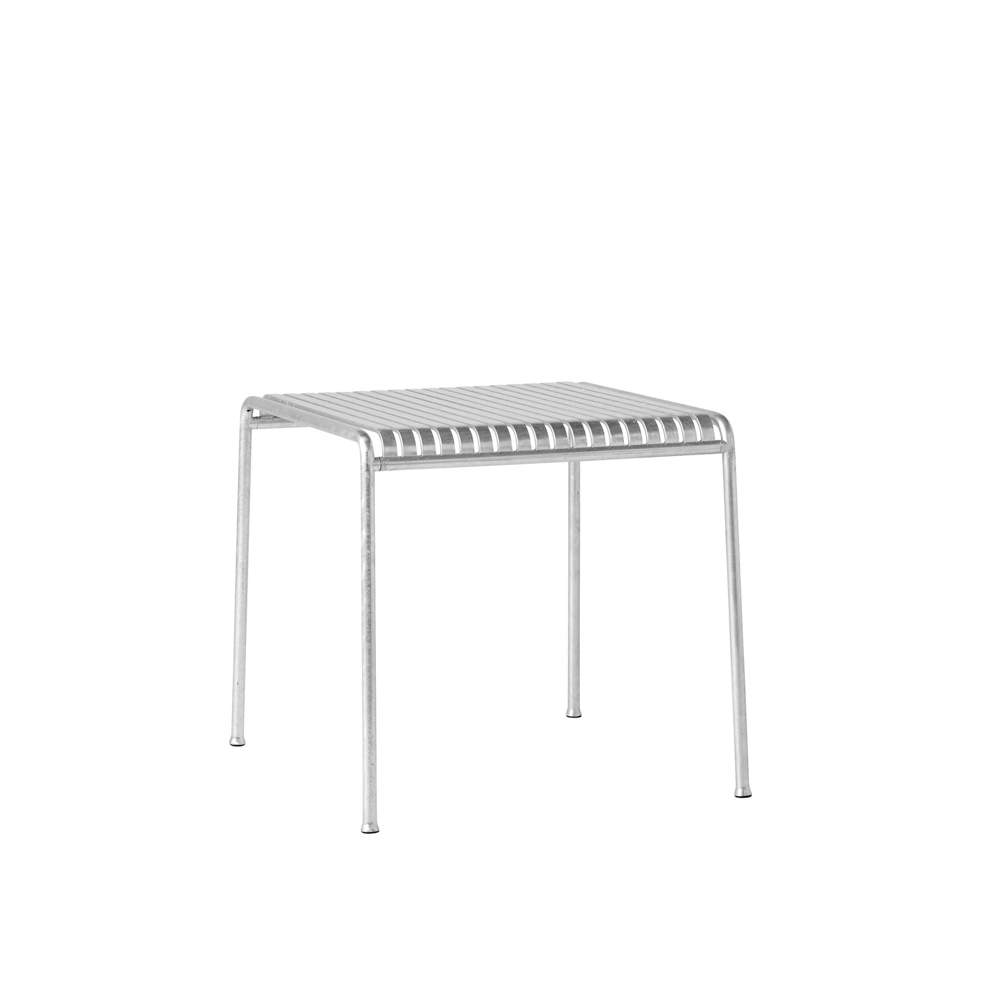 HAY - Palisadebord - Hot Galvanised - 90x82,5 cm - Utendørs spisebord - Ronan & Erwan Bouroullec - Sølv - Metall