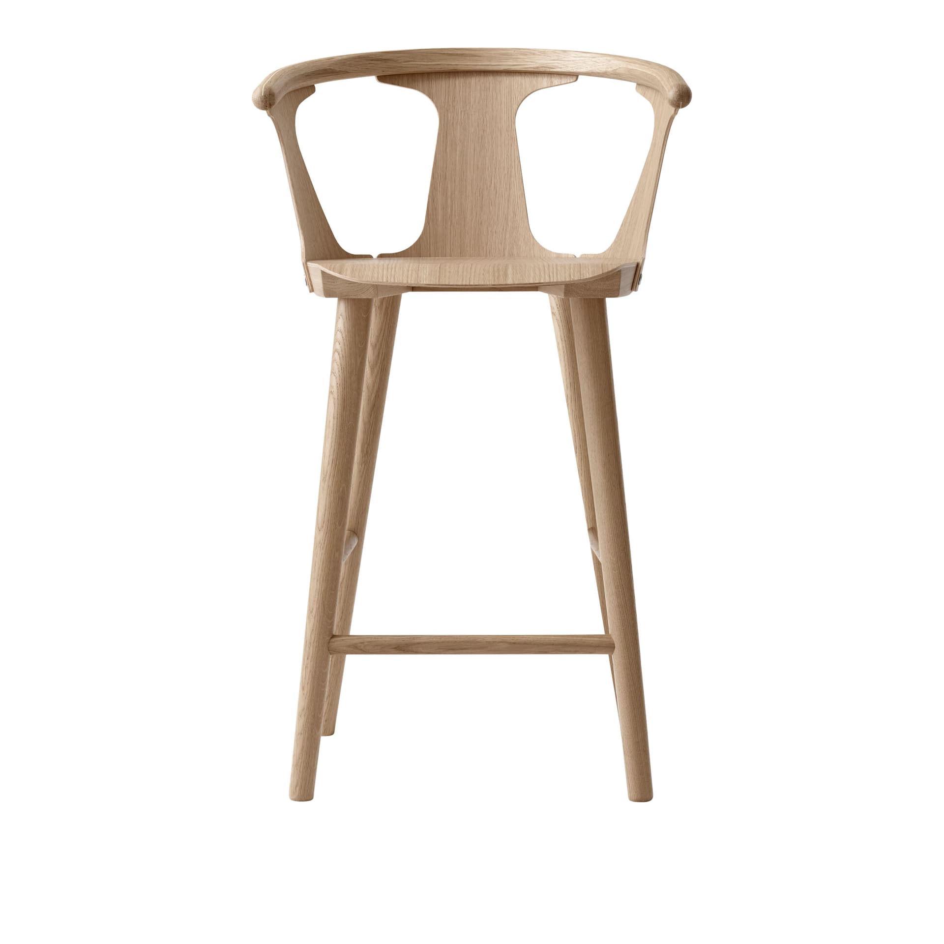 &Tradition - In Between Bar Chair SK9, Oiled Oak, 75cm - Barstoler & barkrakker - Sami Kallio - Tre farget - Tre