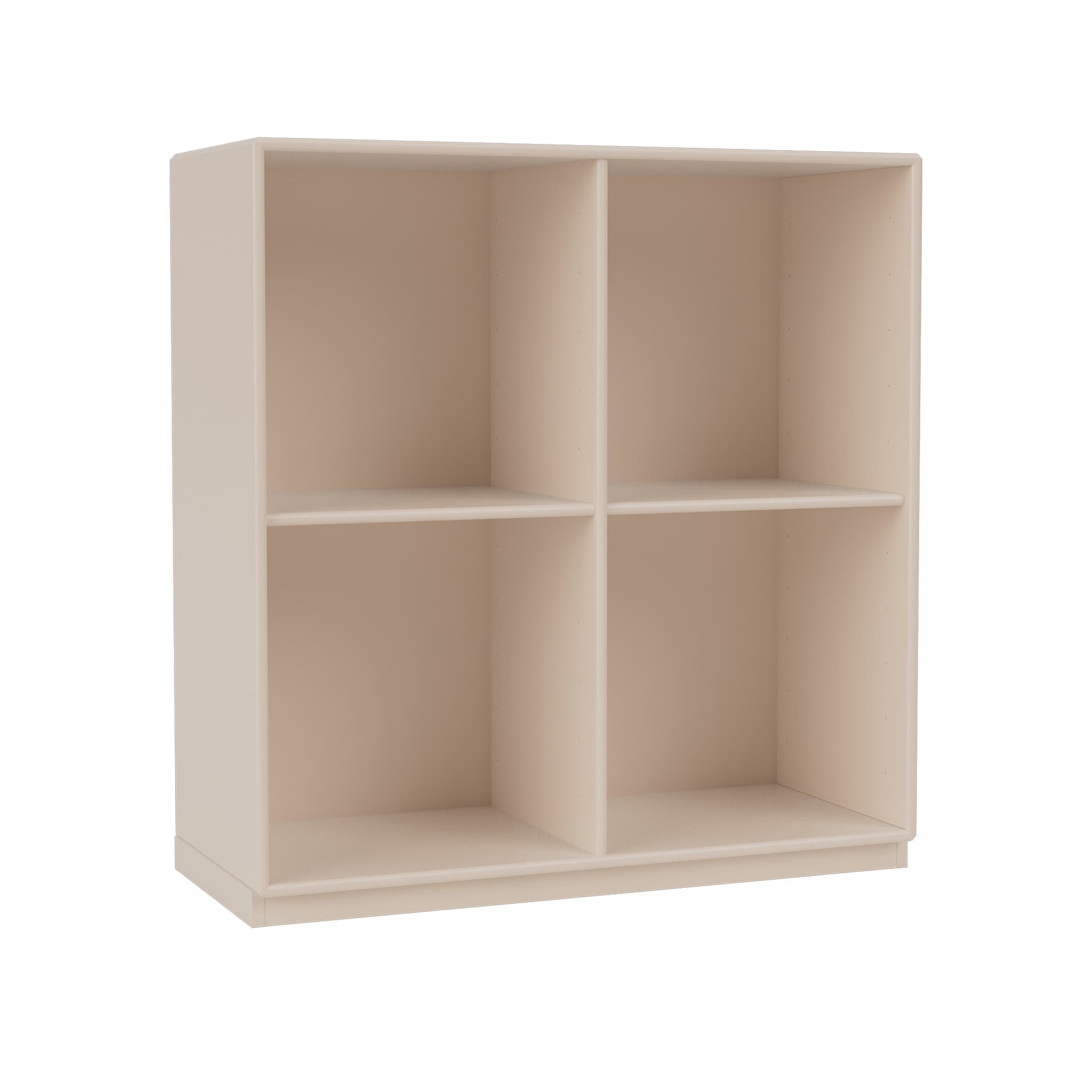 Montana - Show Bookcase 168-Clay 06 Plinth 3 cm - Bokhyller - Peter J. Lassen - Beige - Tre